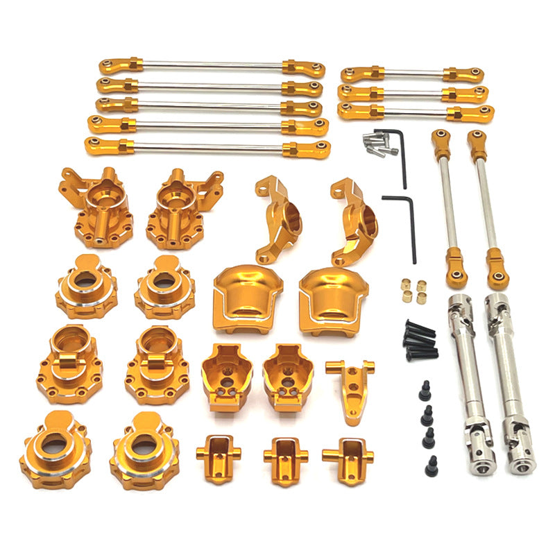 WLTOYS 1/10 Scale RC Cars (Models 104006, 104010, 104020, 104026) - High Performance Metal Upgrade Parts for Durability - Perfect for Off-Road Racing, Backyard Bashing and RC Car Enthusiasts
