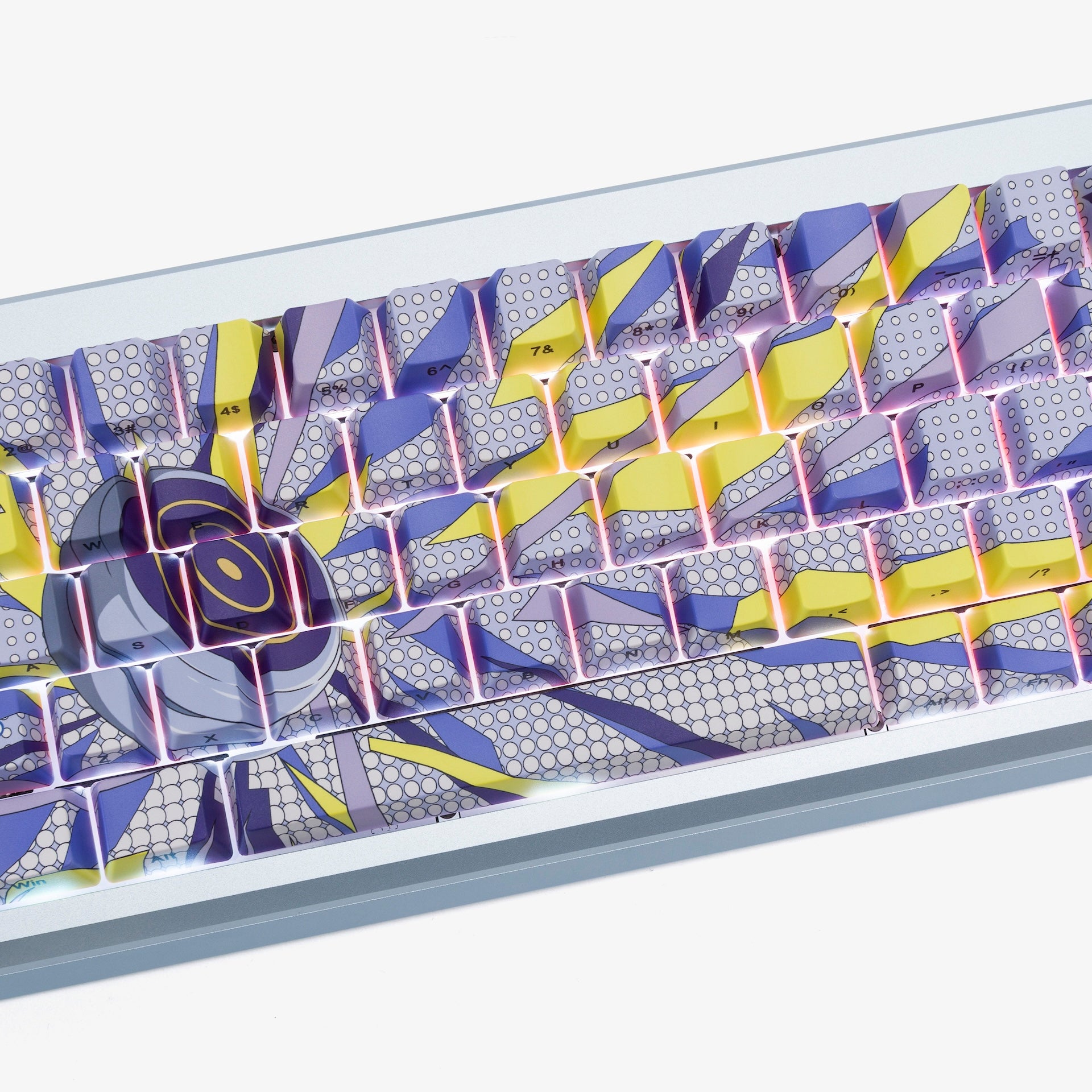HxH x HG Summit 65 Mechanical Keyboard - Killua Edition | Custom Gaming Keyboard for PC & Mac | Perfect for Esports, Typing & Streamers