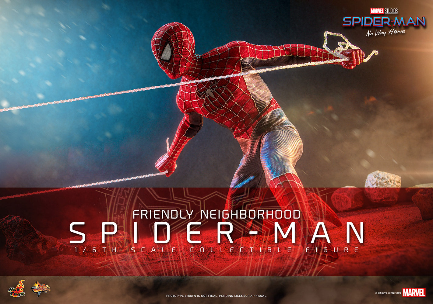Hot Toys Marvel Comics Spider-Man No Way Home Friendly Neighborhood Spider-Man (Tobey Maguire) 1/6 Scale 12