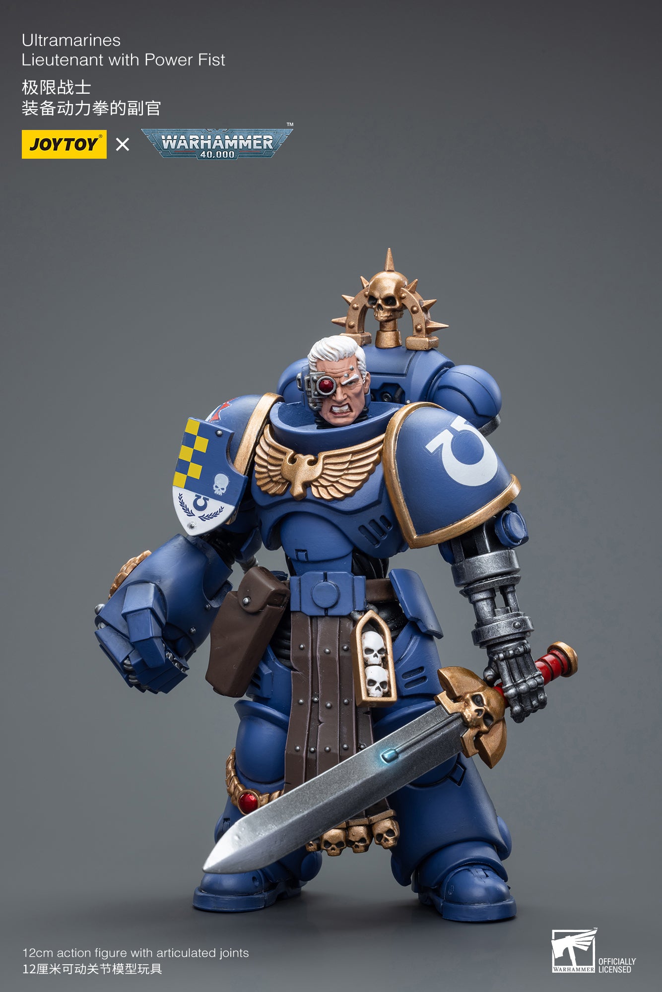 1/18 JOYTOY Warhammer 40K Action Figures - Ultramarines & Dark Angels Space Marines Collectible Model for Display, Gaming & Warhammer 40K Battle Scenes