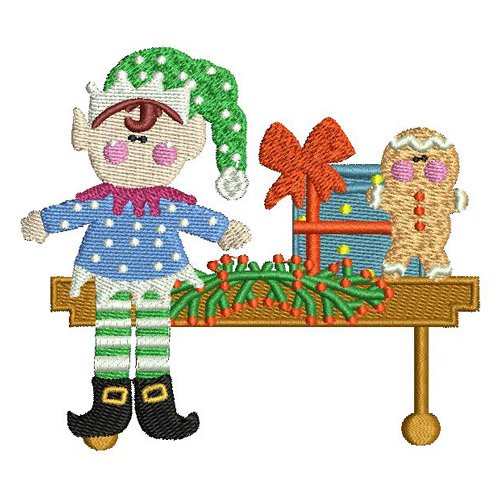 Threadart Machine Embroidery Design Bundles - Holiday Collection (Shelf Elf Set) - USB Stick Ready - Perfect for Christmas Decorations, DIY Gifts & Holiday Crafting Projects