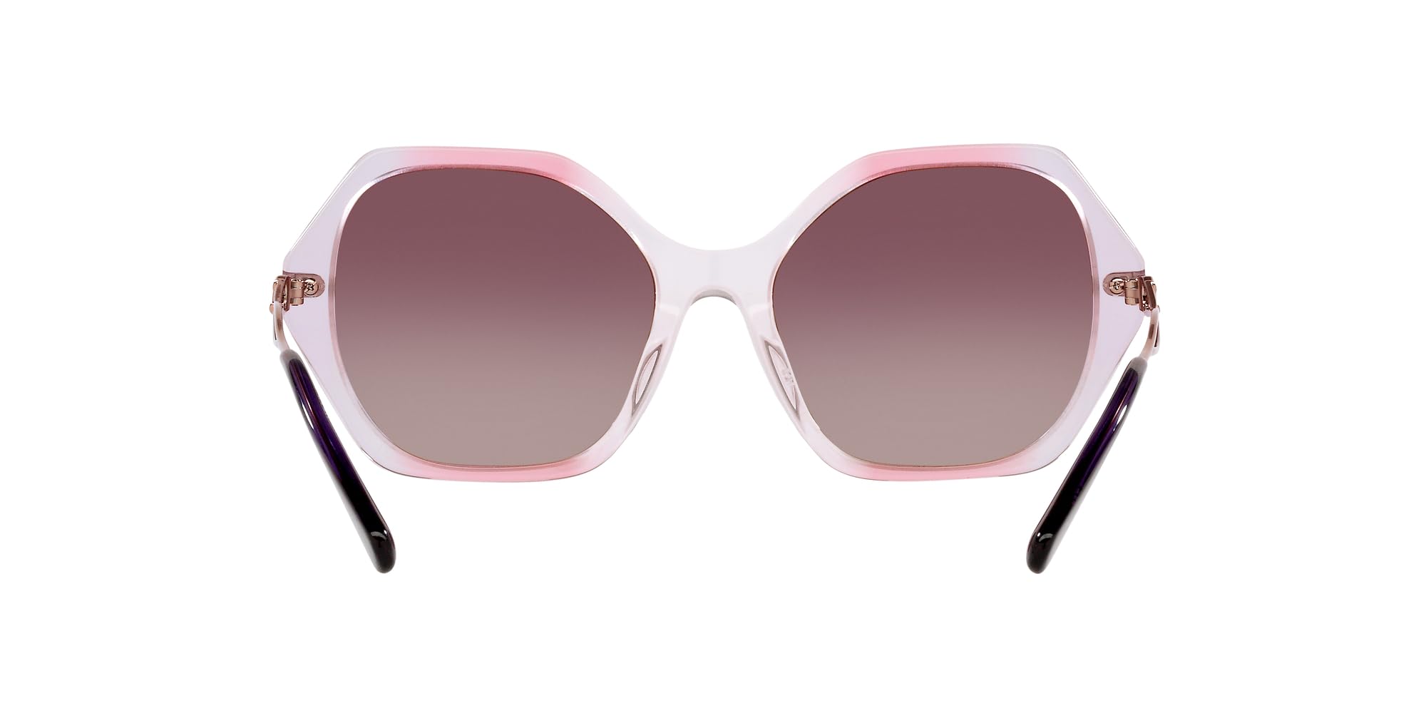 Coach Women's HC8315 Hexagonal Sunglasses - UV Protection, Polarized Lenses, Fashionable & Lightweight for Outdoor, Driving & Beach