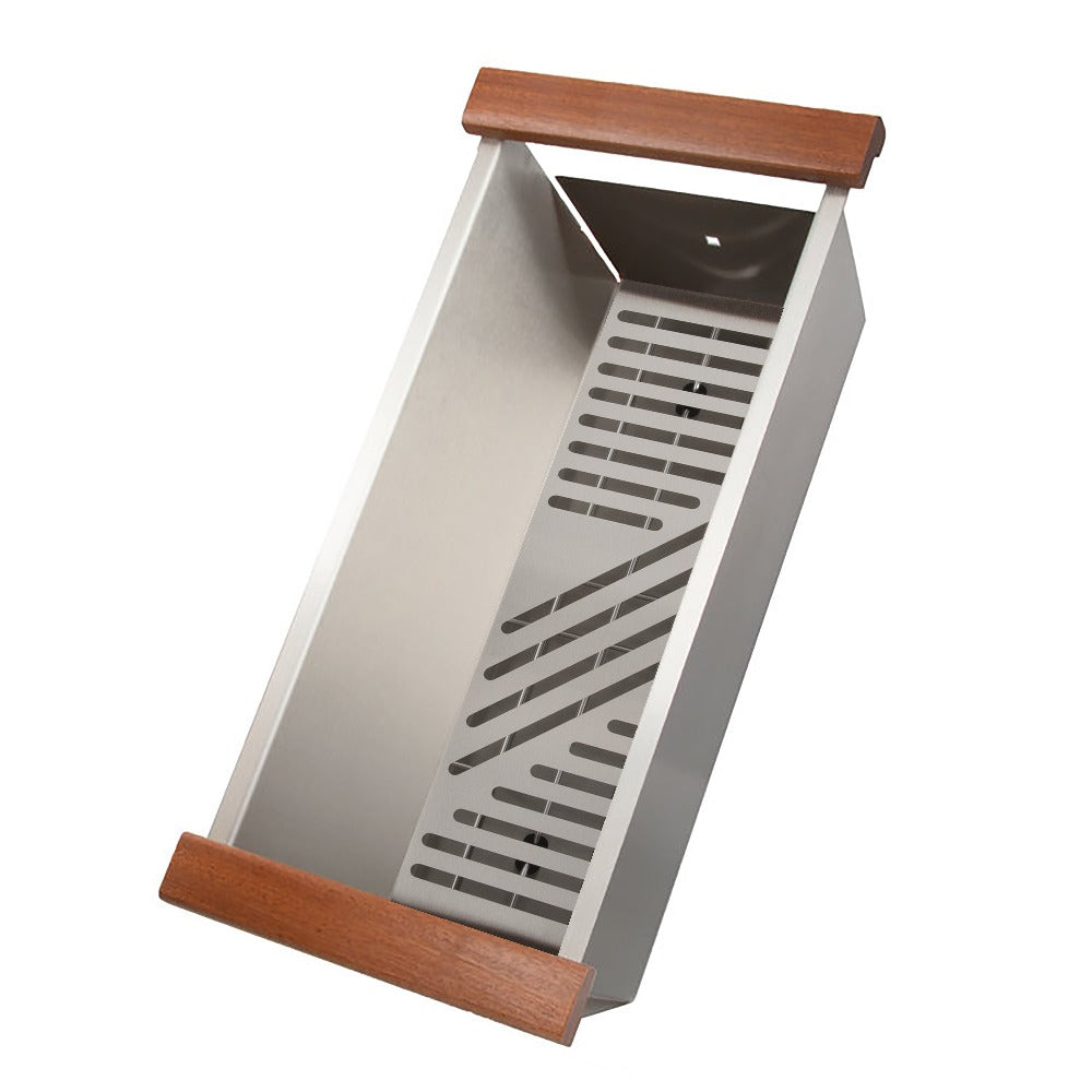 ZLINE Garmisch 33-inch Undermount Single Bowl Stainless Steel Kitchen Sink with Bottom Grid & Accessories (SLS 33) - Perfect for Modern Kitchens, Restaurant Prep & Heavy-Duty Cooking
