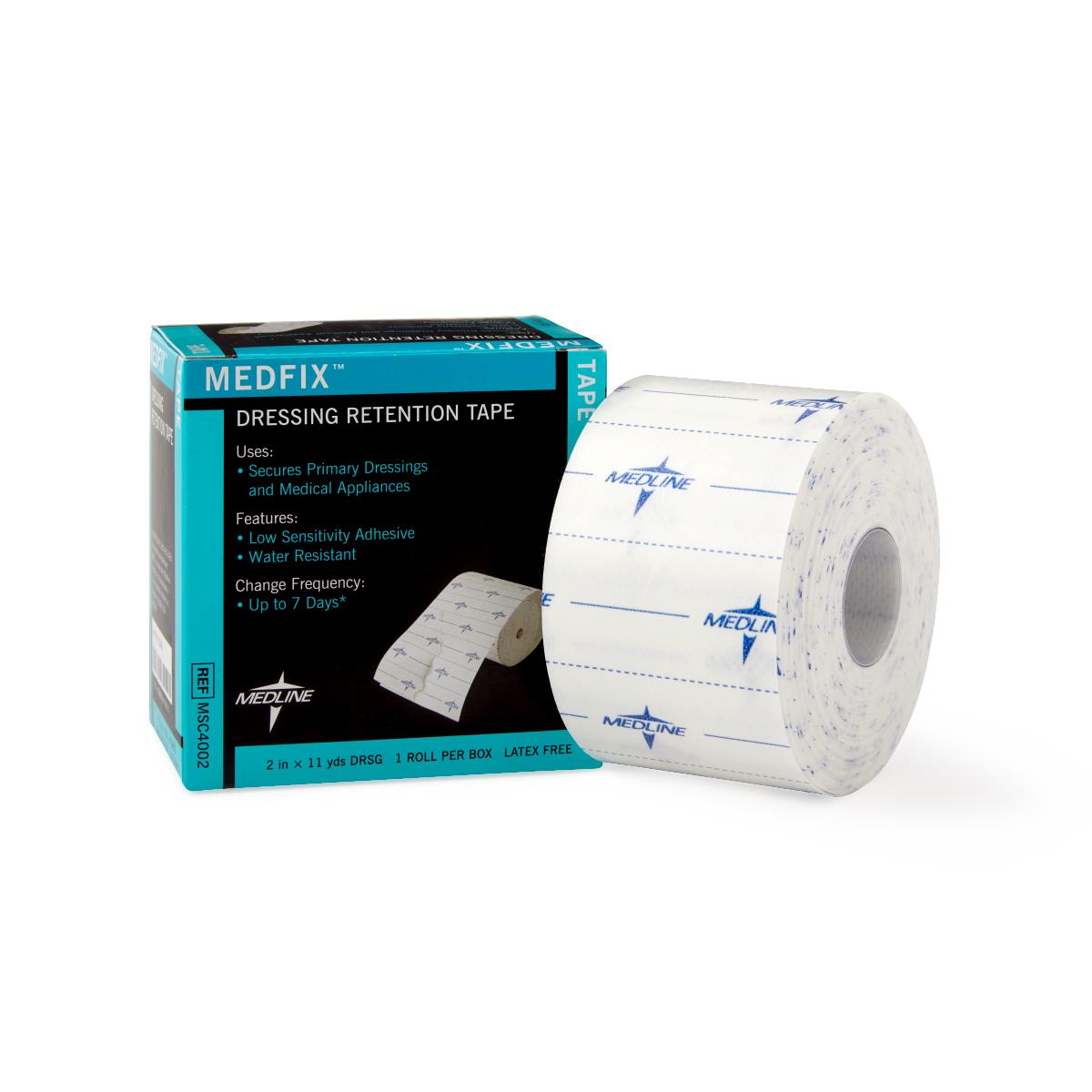 MedFix Dressing Retention Tape - Waterproof Medical Adhesive Tape for Wound Care, Bandage Securing - Ideal for First Aid Kits, Post-Surgery, Sports Injuries & Daily Wound Protection