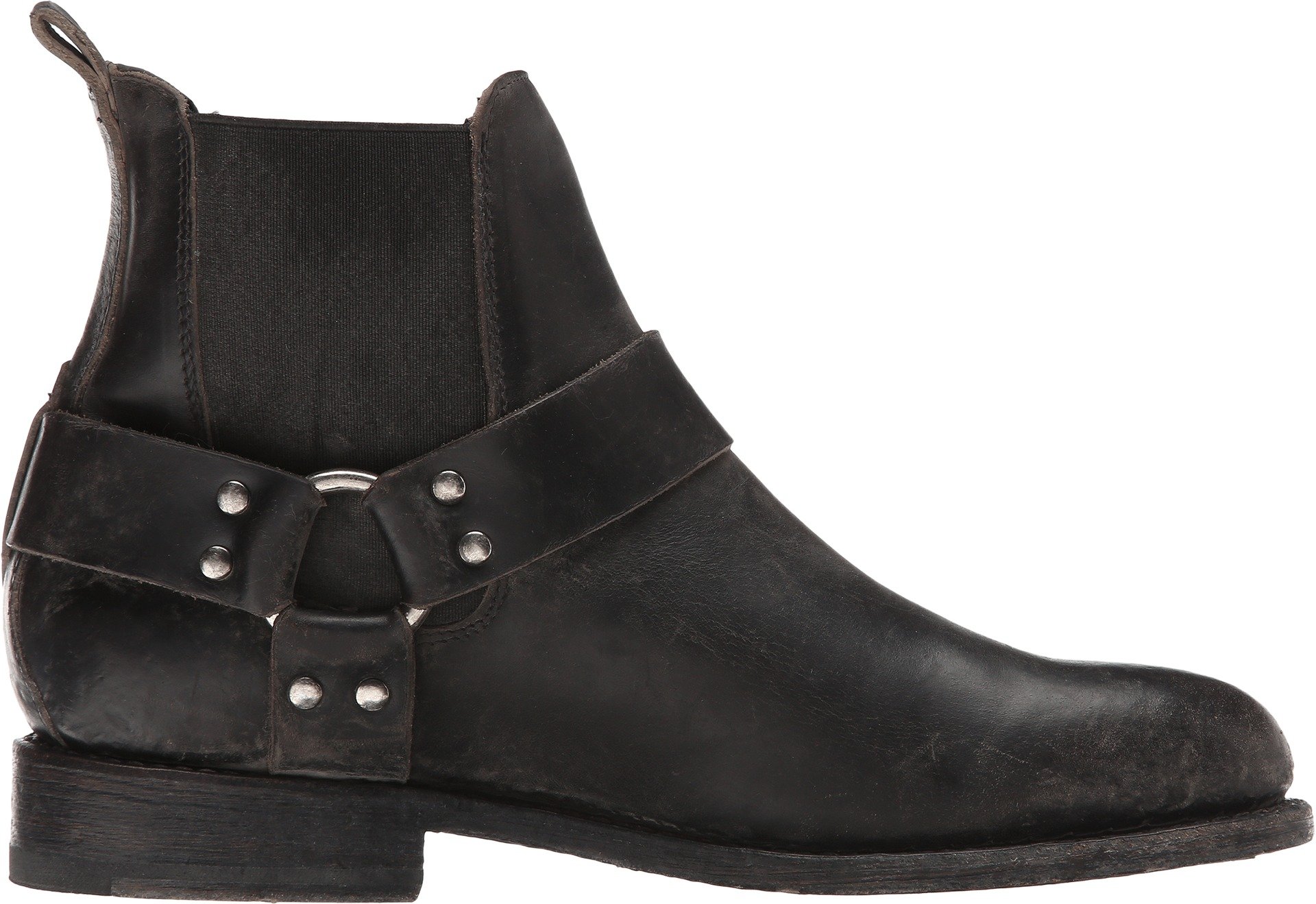 Frye Women's Jayden Harness Chelsea Boots - Black Leather Ankle Boots for Casual Outfits & Everyday Wear