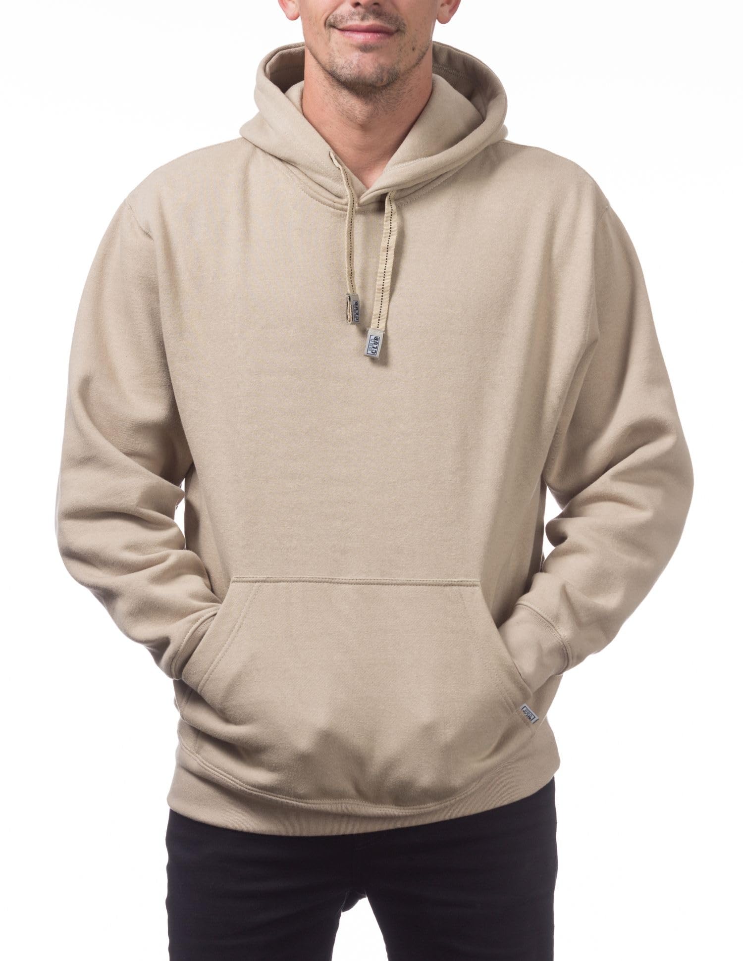 Pro Club Men's Heavyweight Pullover Hoodie - Premium Cotton Fleece Sweatshirt for Casual Wear, Gym & Street Style