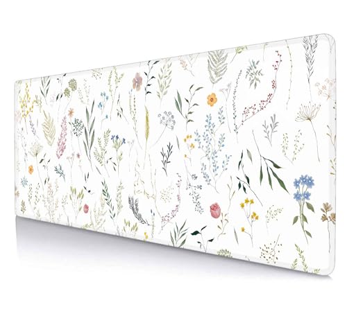 White Retro Boho Flowers
