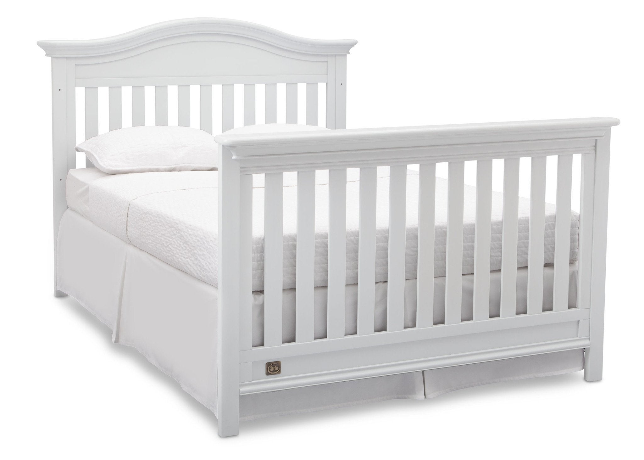 Banbury 4-in-1 Convertible Baby Crib - Toddler Bed, Daybed & Full-Size Bed - Safe Nursery Furniture for Newborns to Teens - Perfect for Bedrooms, Daycare & Guest Rooms