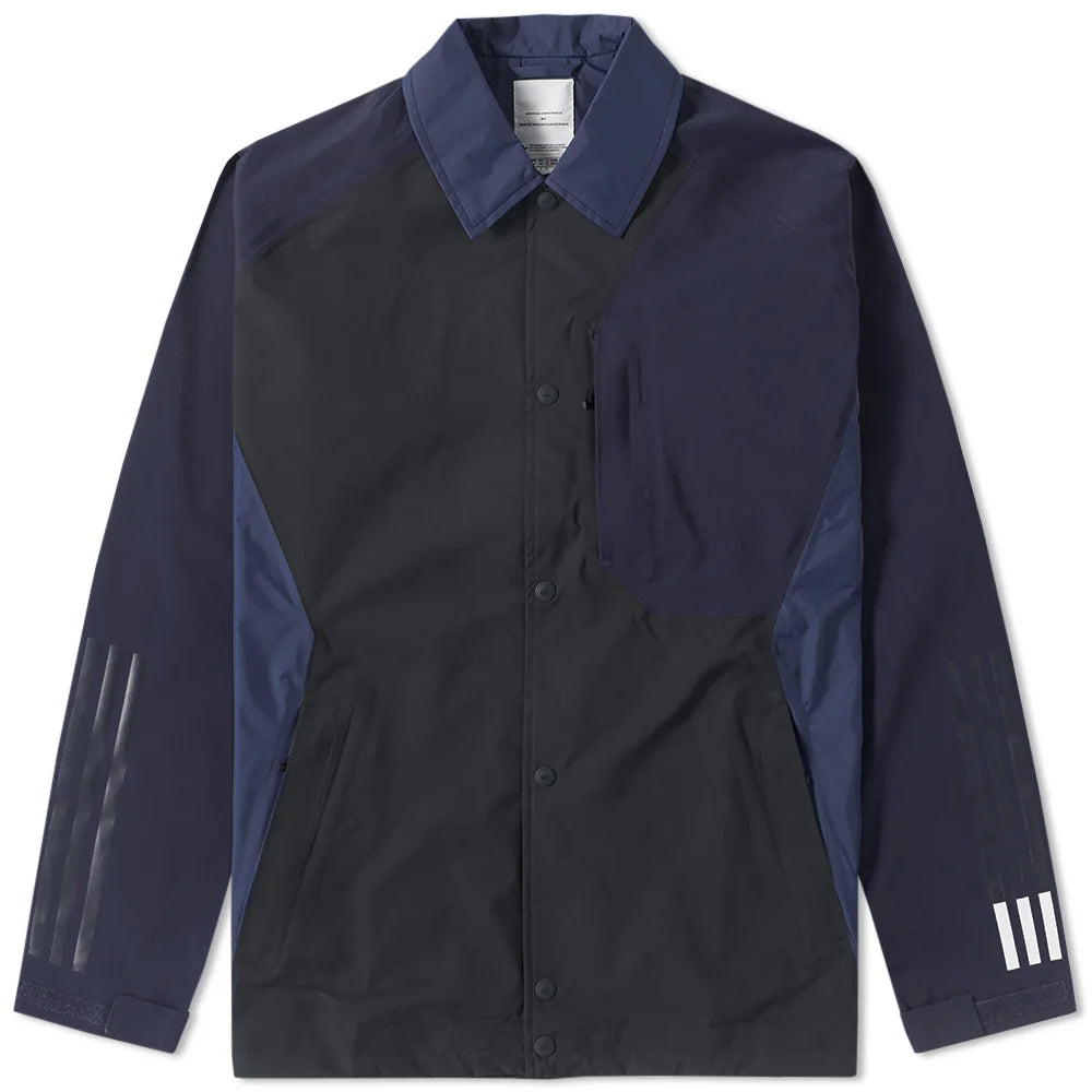 Adidas X White Mountaineering Bench Jacket - Men's Lightweight Water-Resistant Windbreaker for Hiking & Outdoor Activities