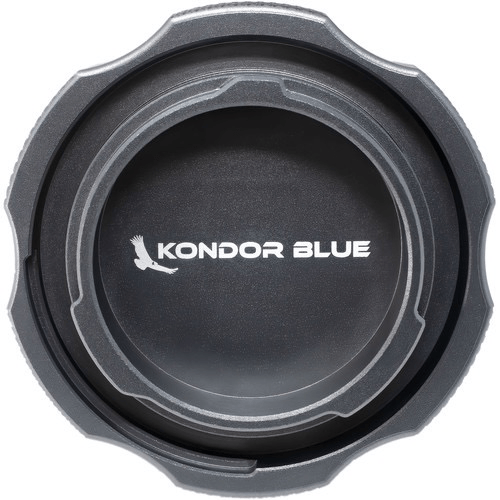 Kondor Blue Aluminum Body Cap for Micro Four Thirds Cameras - Durable Space Gray Lens Cover - Perfect for Sony, Panasonic, Olympus & Blackmagic MFT Cameras - Ideal for Travel & Camera Protection