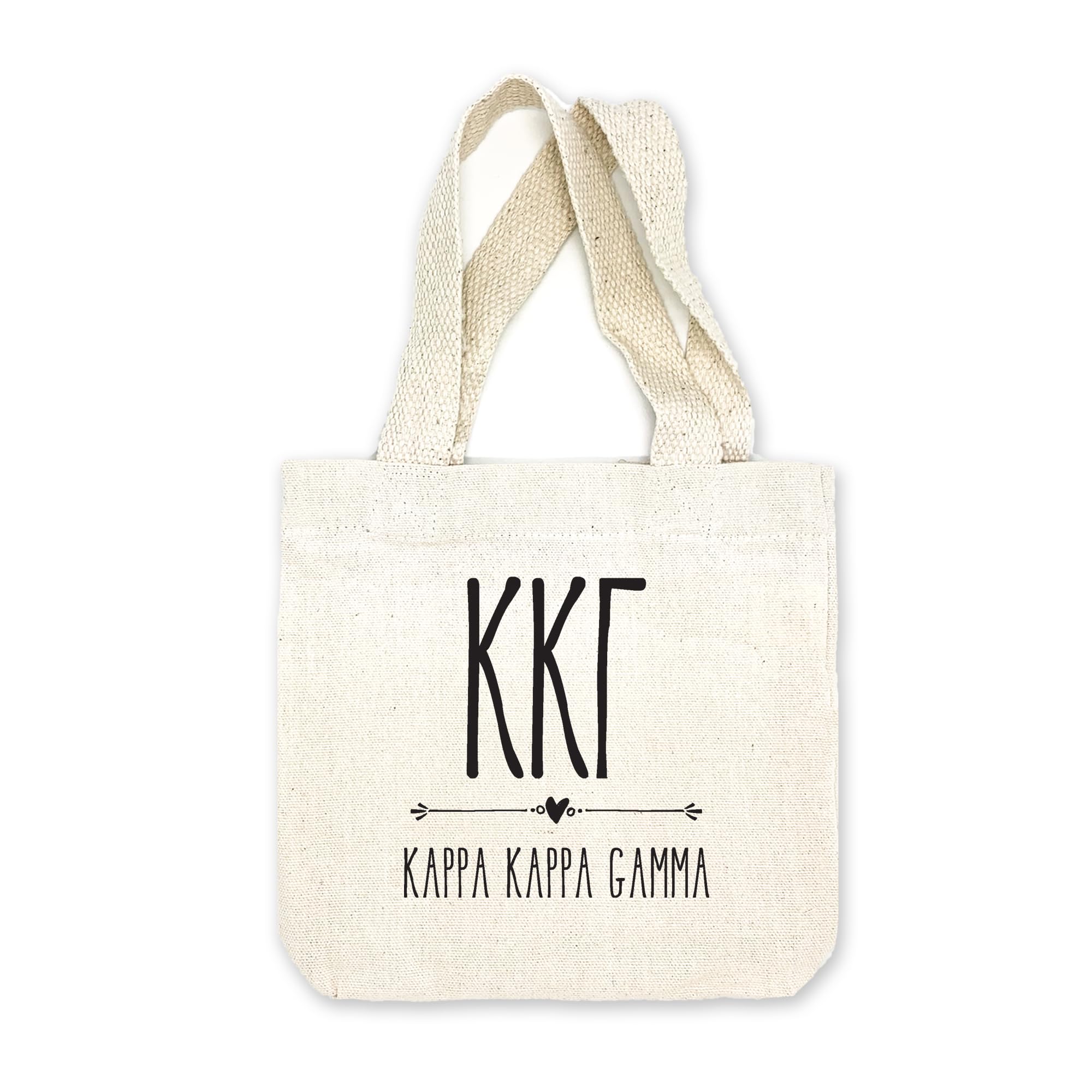Stylish Mini Tote Bag with Greek Letters & Sorority Name - Perfect Sorority Gift & Goodie Bag for College Events, Rush Week & Sisterhood Activities