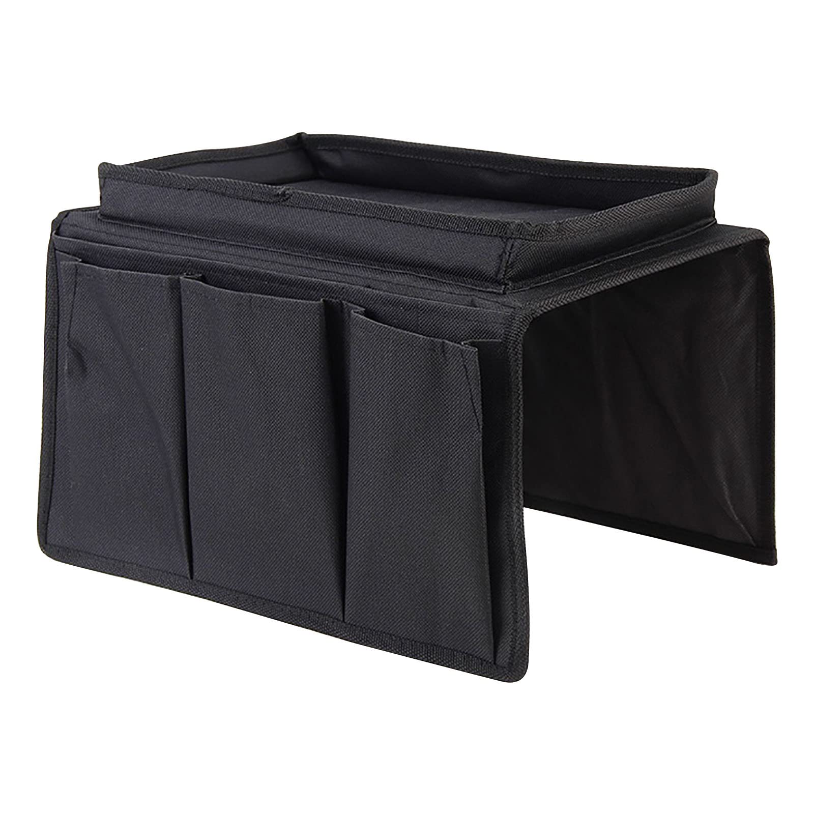 Multipurpose Sofa Armrest Tray Organizer - Hanging Storage Bag for Remote, Books & Accessories | Durable Oxford Fabric | Perfect for Living Room, Bedroom & Home Organization