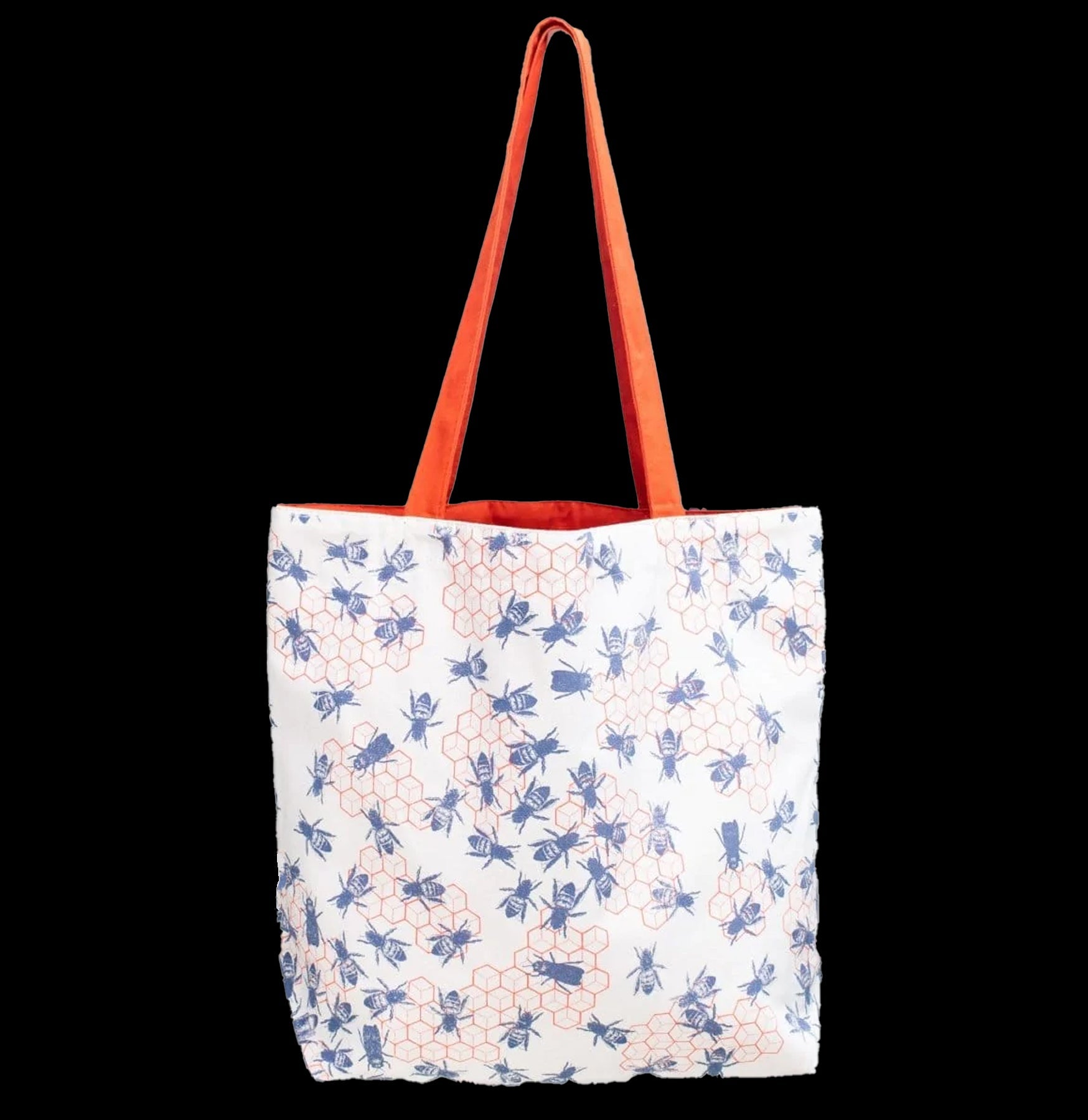 Bee Hive Canvas Tote Bag - Eco-Friendly Reusable Grocery Shopping Bag - Perfect for Farmers Market, Beach Trips & Everyday Use