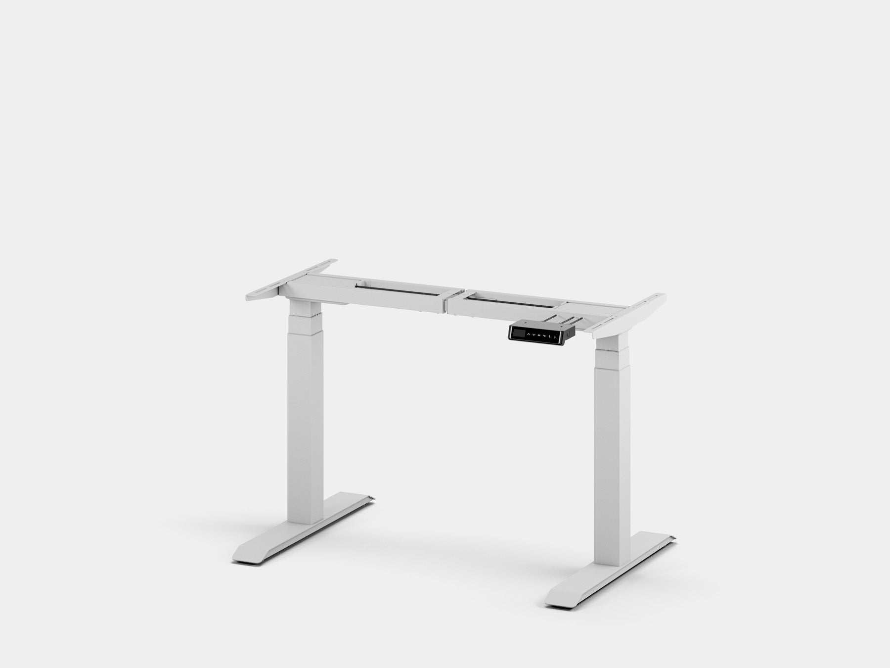 Adjustable Height Standing Desk Frame - Electric Sit Stand Desk Converter with Touch Panel Control for Home & Office Workspace - Ergonomic Workstation Solution for Back Pain Relief & Productivity Boost