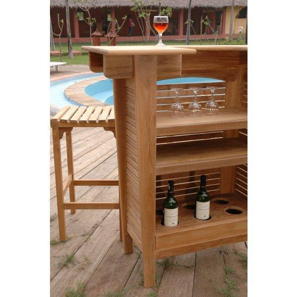 Montego 3-Piece Outdoor Bar Set - Patio, Garden, Poolside, and Backyard Furniture for Relaxing and Entertaining