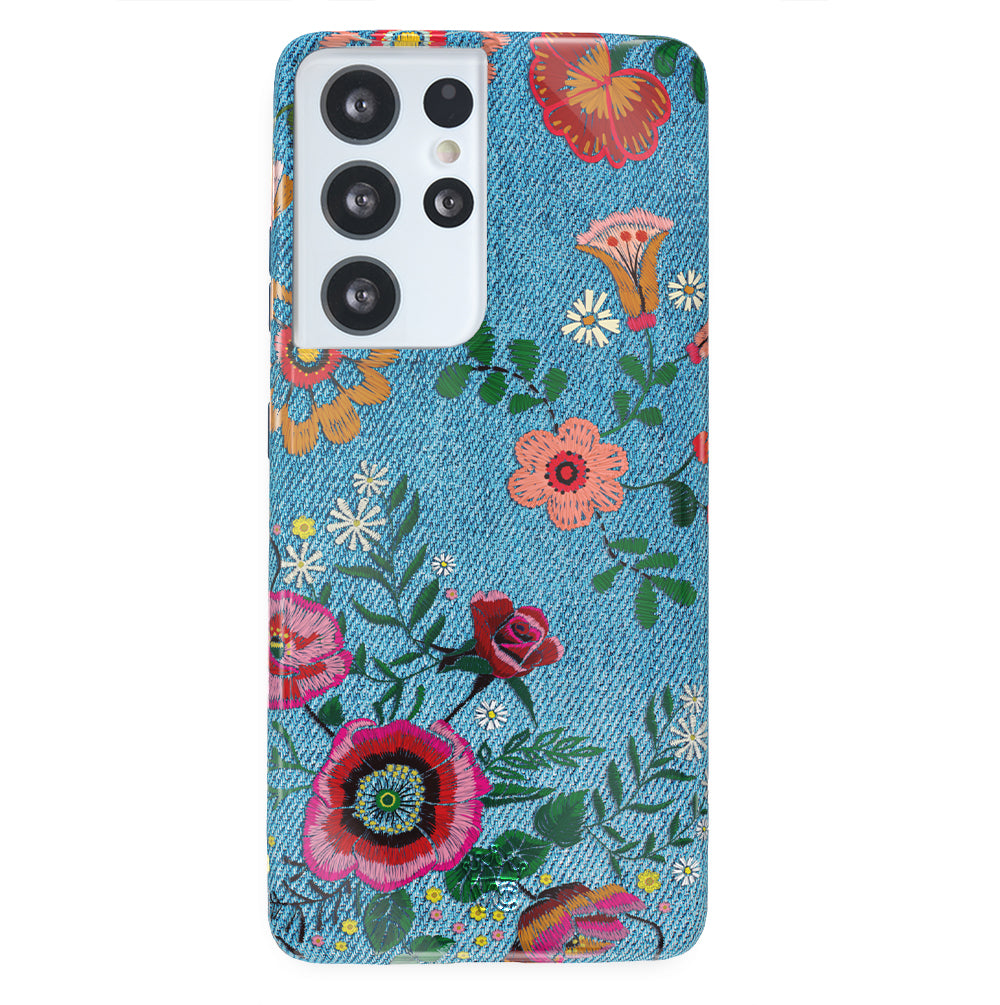 Stylish Floral Samsung Phone Case - Trendy Protective Cover for Samsung Galaxy [Model] - Perfect for Everyday Use, Work & Travel