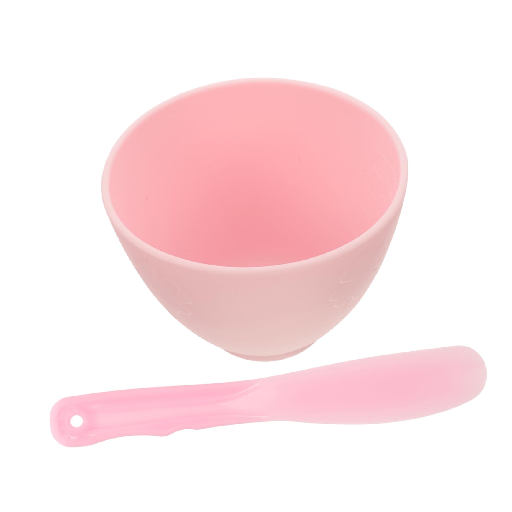 1 Set Pink Plastic Beauty Mask Bowl & Mixing Kit for DIY Facials - Includes Jelly Mask Bowl, Dip Cups, Mixing Brush & Patches - Perfect for Salon & At-Home Skincare Treatments