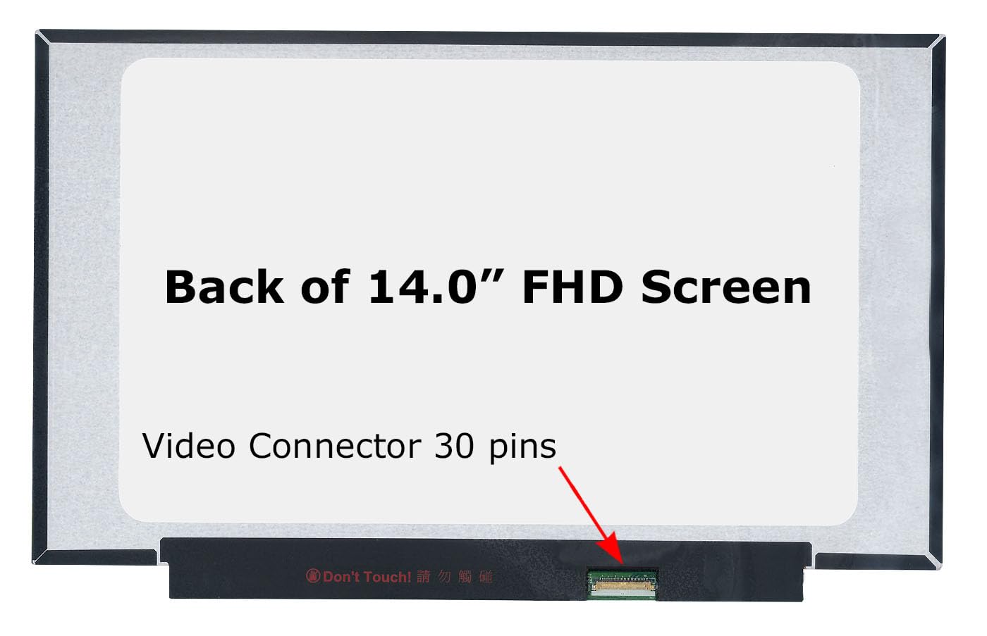 SCREENARAMA Replacement LCD Screen for CMO N140HCA-EAC REV.C1-C7 | Matte FHD 1920x1080 IPS LED Display | 30-Pin Connector | Includes Installation Tools & Tape | Laptop Screen Repair | DIY Computer Upgrade
