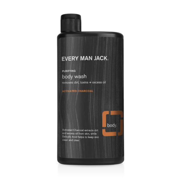 Every Man Jack Natural Body Wash for Men - Hydrating & Refreshing Shower Gel with Shea Butter & Aloe - Perfect for Daily Use & Post-Workout Shower