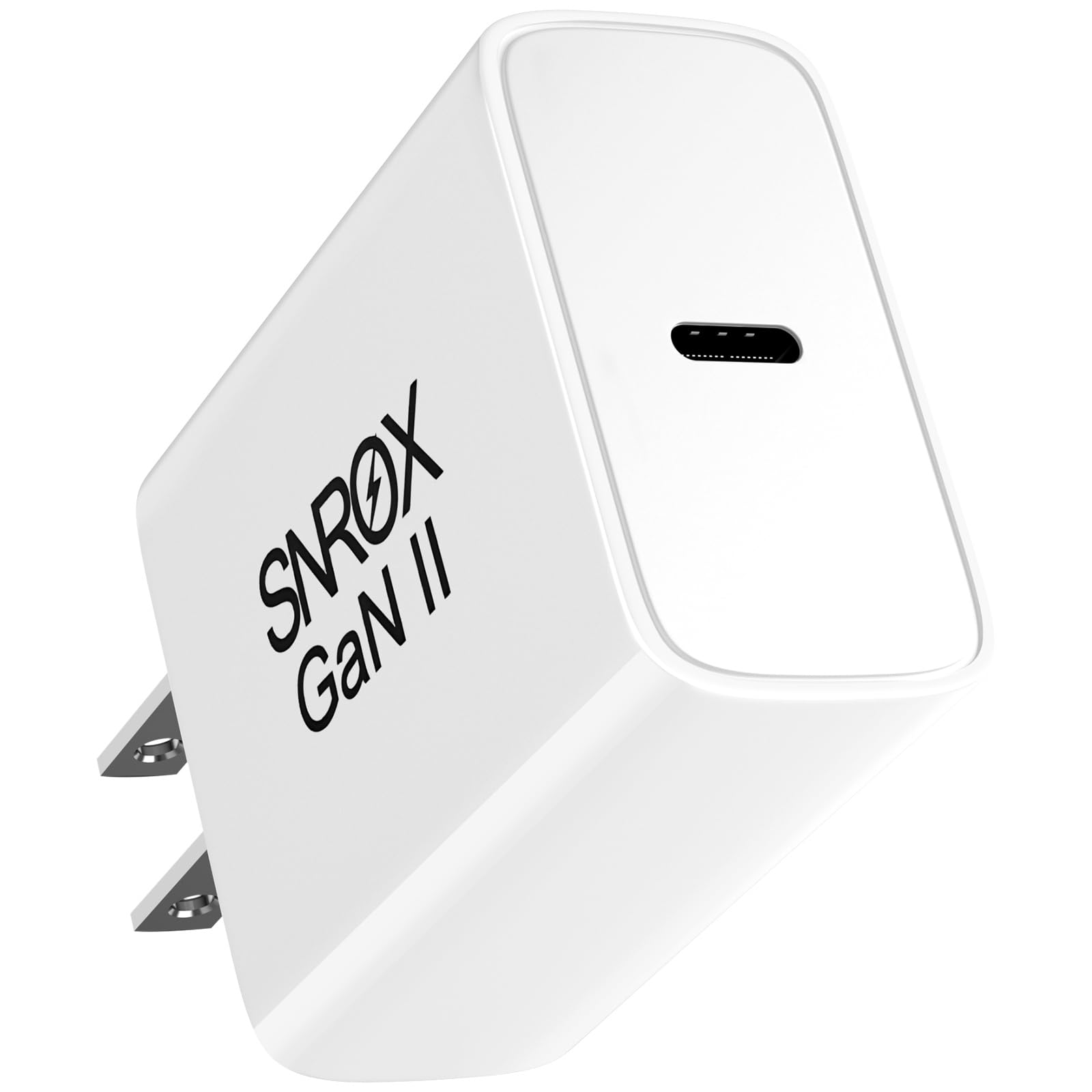 65W GaN II USB C Fast Charger - PD3.0 Wall Charger Block for iPhone 15 Pro Max/15, MacBook Air/Pro, iPad Pro, Samsung Galaxy S23, Dell XPS - Compact & Powerful White Charging Brick | Perfect for Travel, Office & Home Use