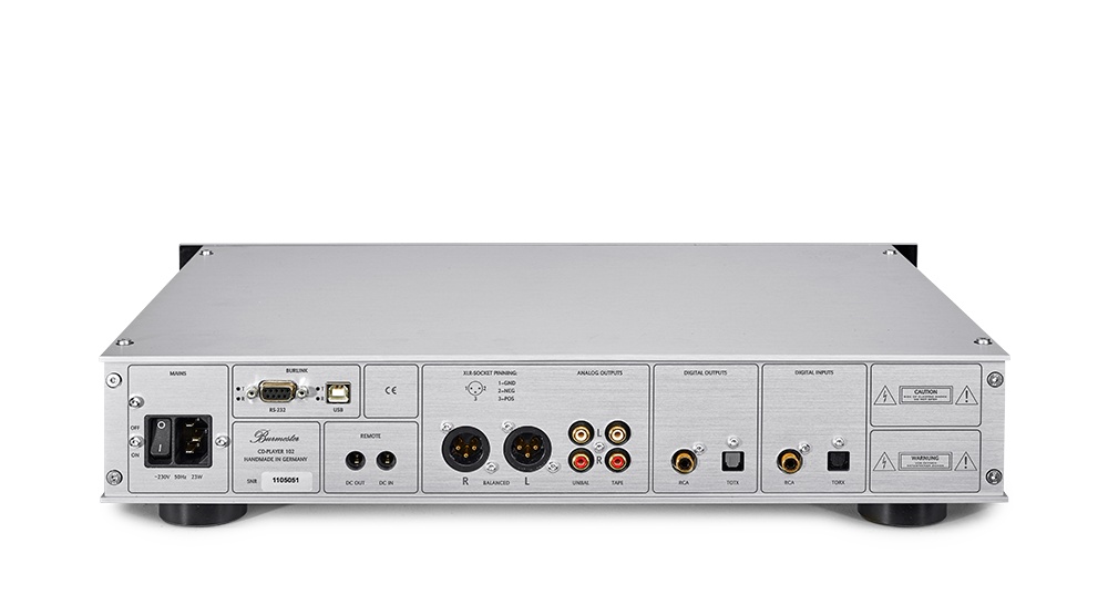 Burmester 102 Classic Line High-End CD Player - Premium Audiophile CD Player for Home Theater & Music Listening - Perfect for Hi-Fi Systems & Luxury Audio Setups