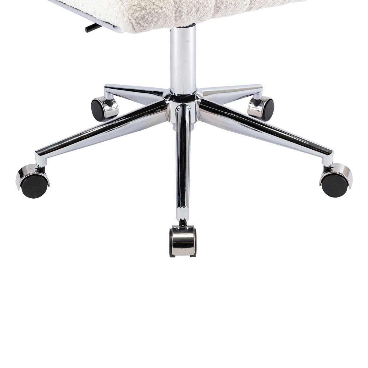 Blake Boucle Office Chair - Ergonomic Modern Desk Chair for Home & Office - Comfortable Upholstered Executive Chair with Adjustable Height - Perfect for Work, Study & Gaming