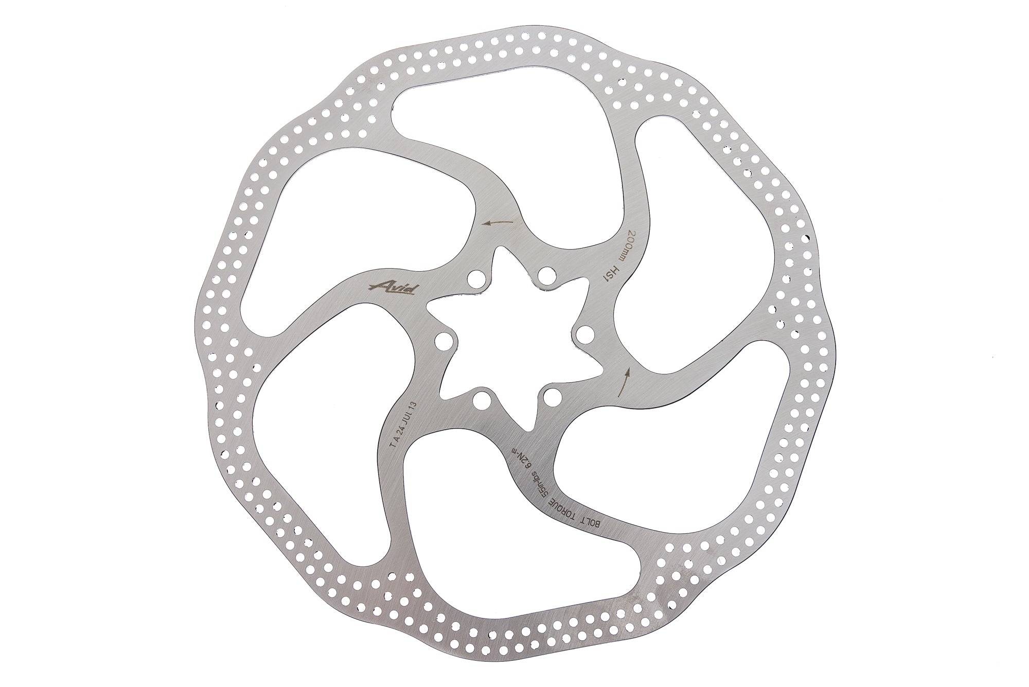 Avid HS1 200mm 6-Bolt Disc Brake Rotor - High-Performance Mountain Bike Brake Disc for Downhill & Trail Riding