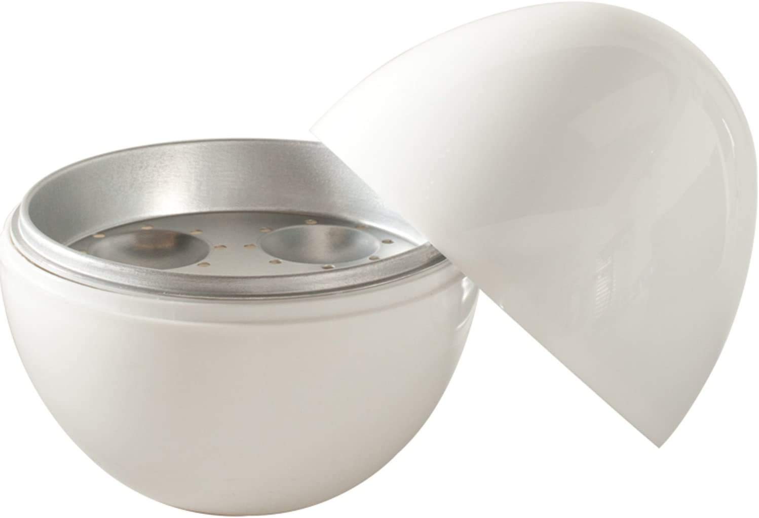 Microwave Egg Cooker - BPA-Free Plastic Egg Poacher for Soft, Medium, or Hard Boiled Eggs - Cooks Up to 4 Eggs in 8 Minutes - Perfect for Breakfast Meal Prep, Keto Diet & Quick Healthy Snacks