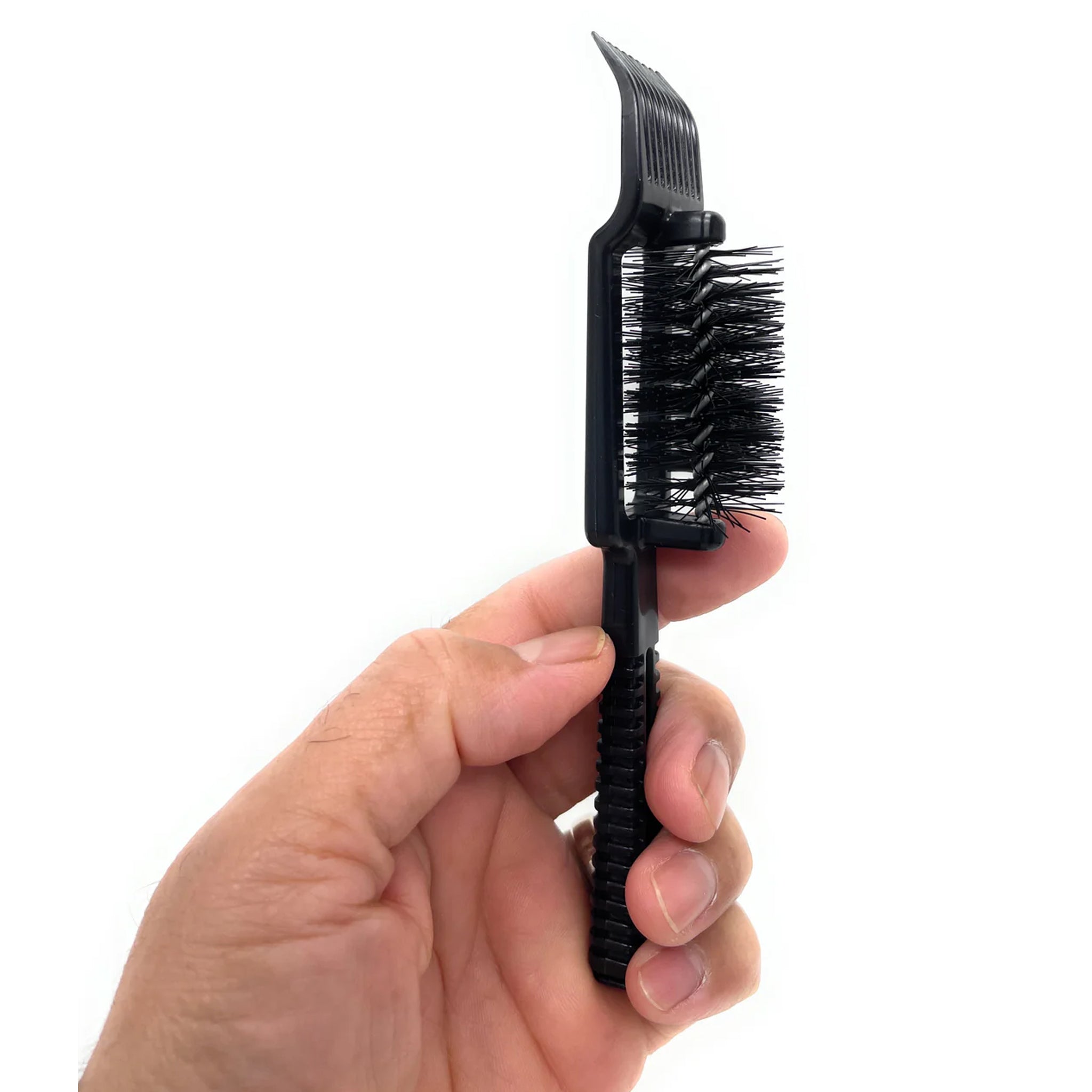 Scalpmaster Brush and Comb Cleaner - Plastic Handle, 2-Piece Set for Hair Styling Tools - Perfect for Salons, Home Use, and Travel