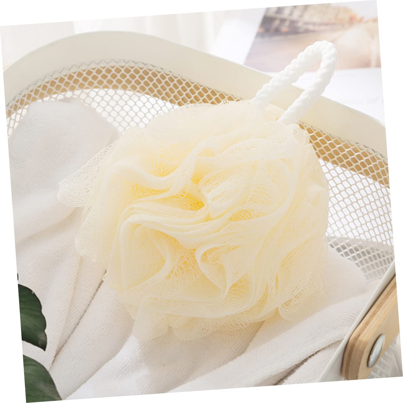 DOITOOL 8 Pack Soft Bath Flower Bubble Maker Ball - Exfoliating Bath Puff Sponge for Deep Cleaning & Skin Care | Perfect for Shower, Spa, and Relaxing Bath Time
