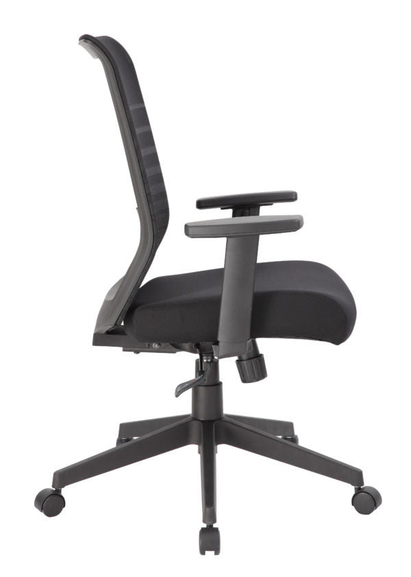 Ergonomic Boss Horizontal Mesh Back Task Chair with Synchro Tilt Mechanism B6566 - Perfect for Office, Home Workspace & Conference Rooms