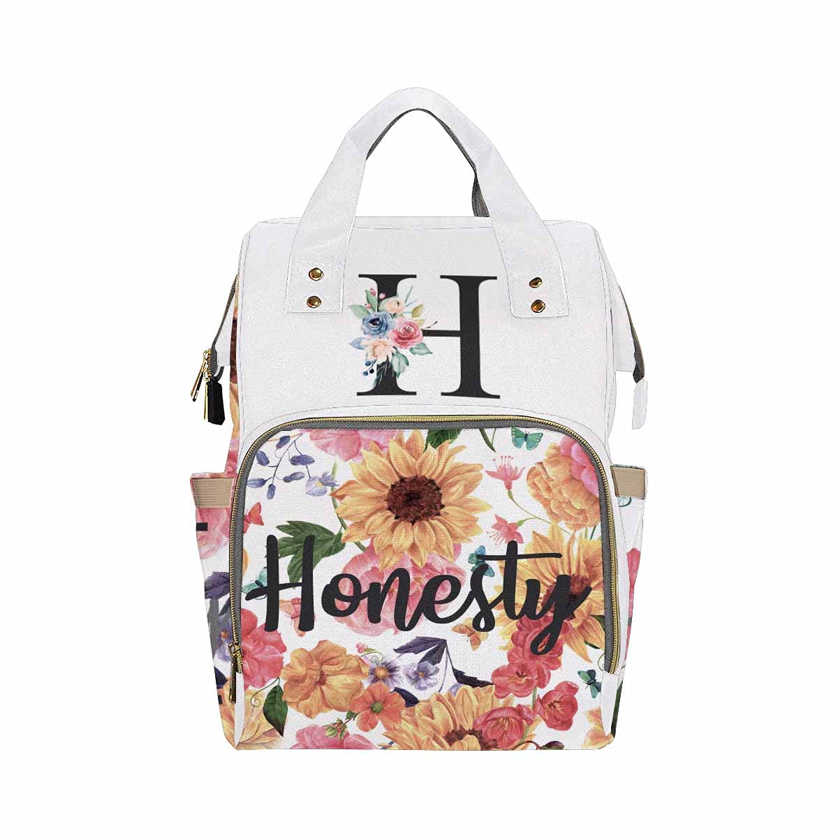 **Personalized Diaper Backpack for Moms - Custom Name Baby Bag, Waterproof Multifunctional Nursing Travel Backpack for Boys & Girls - Perfect Gift for New Moms, Daycare & Family Outings**