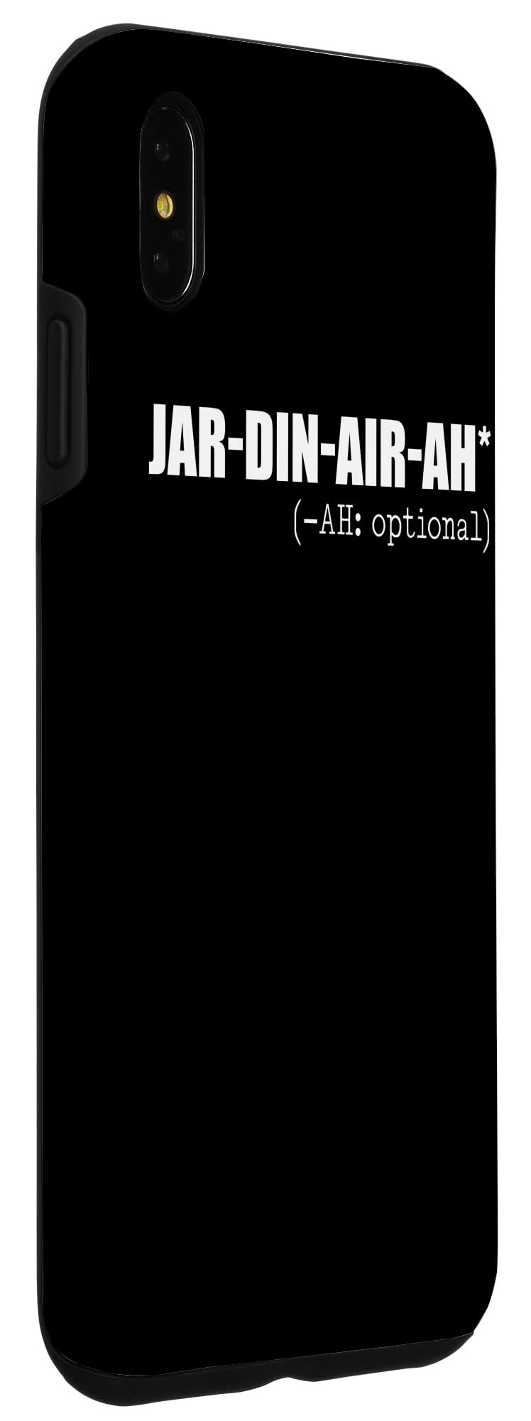 Funny Cool Giardiniera iPhone XS Max Case - Creative Jar Din Air Ah Design - Durable Protective Phone Cover for iPhone XS Max - Perfect Gift for Food Lovers & Humor Fans
