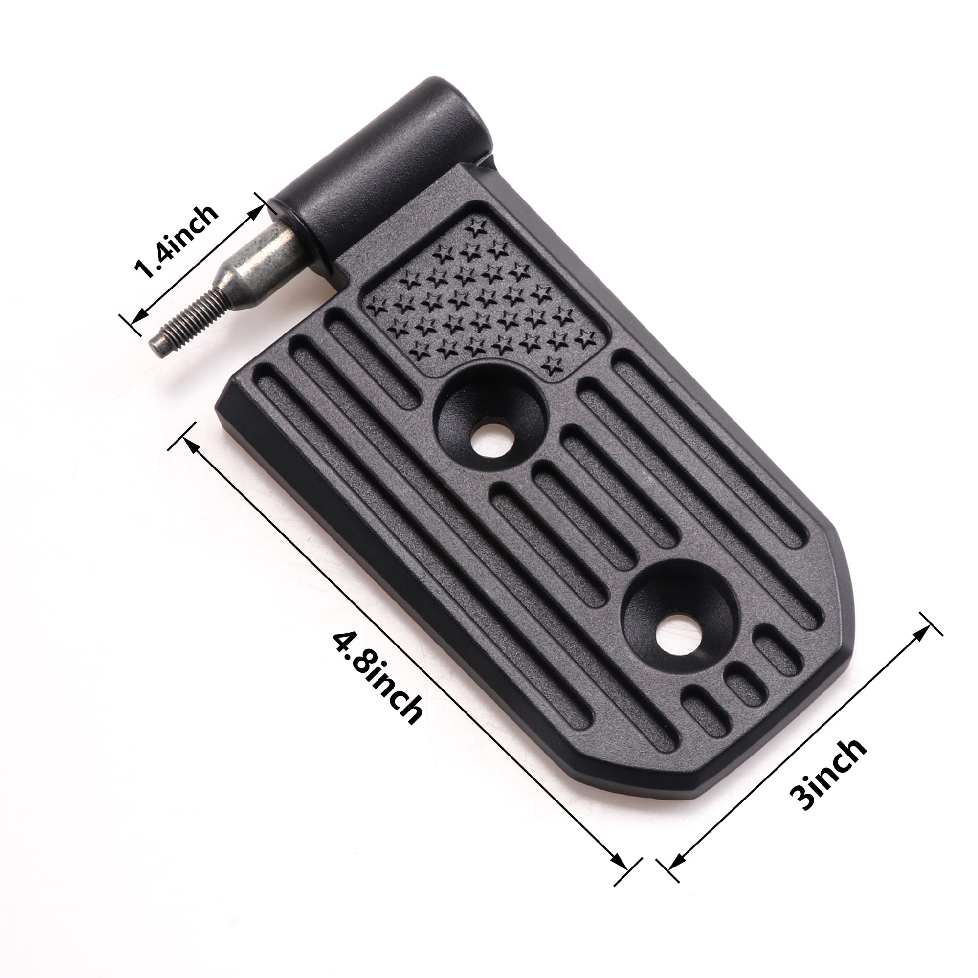**JL Door Hinges for Jeep Wrangler & Gladiator (2018-2023) - OEM Replacement Hinge Sleeves, Aluminum, Black (8-Piece Set) - Perfect for Off-Roading & Daily Driving**