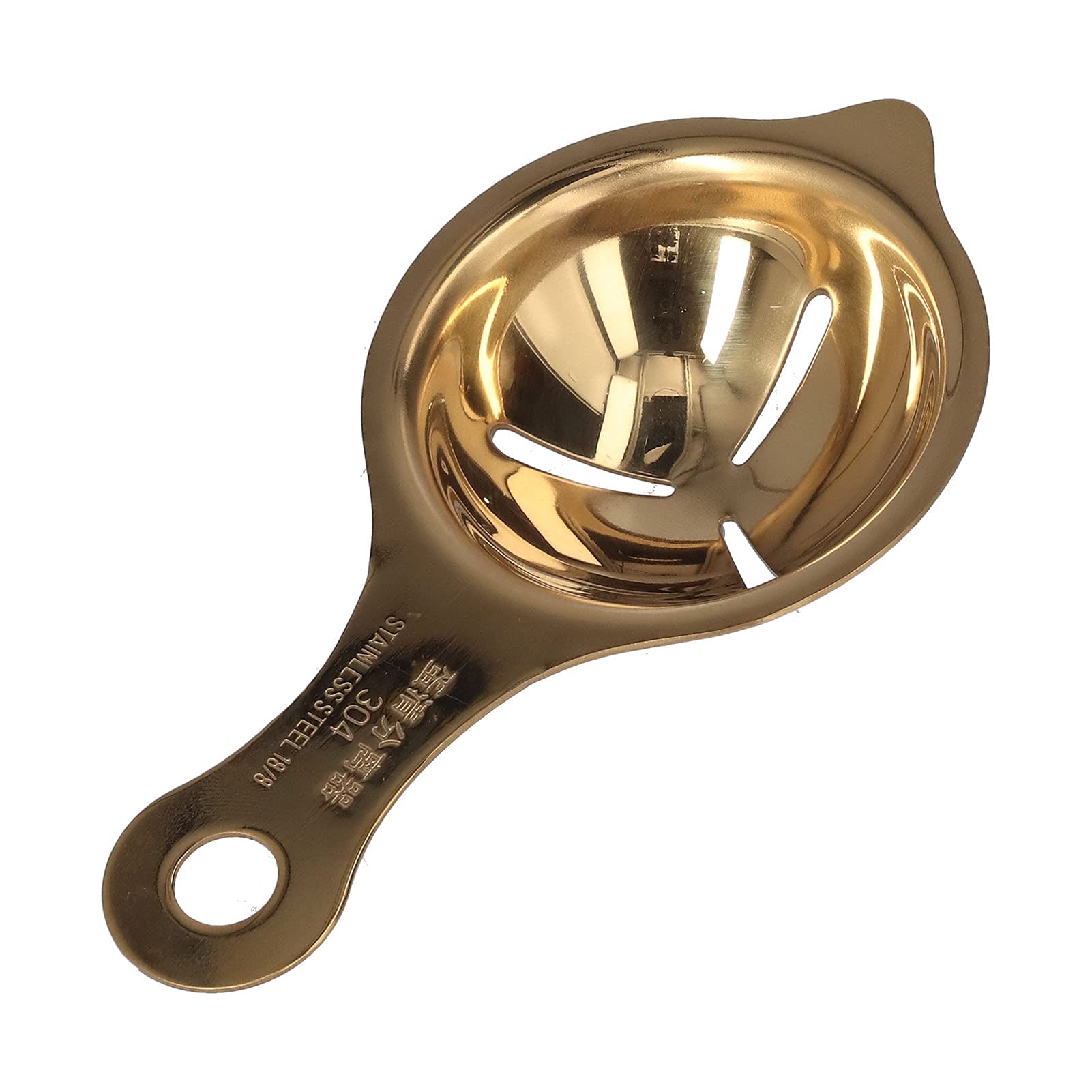 **Gold Egg Separator - Handheld Egg White Yolk Separator Tool for Quick & Easy Separation - Perfect for Kitchen, Baking, and Cooking**