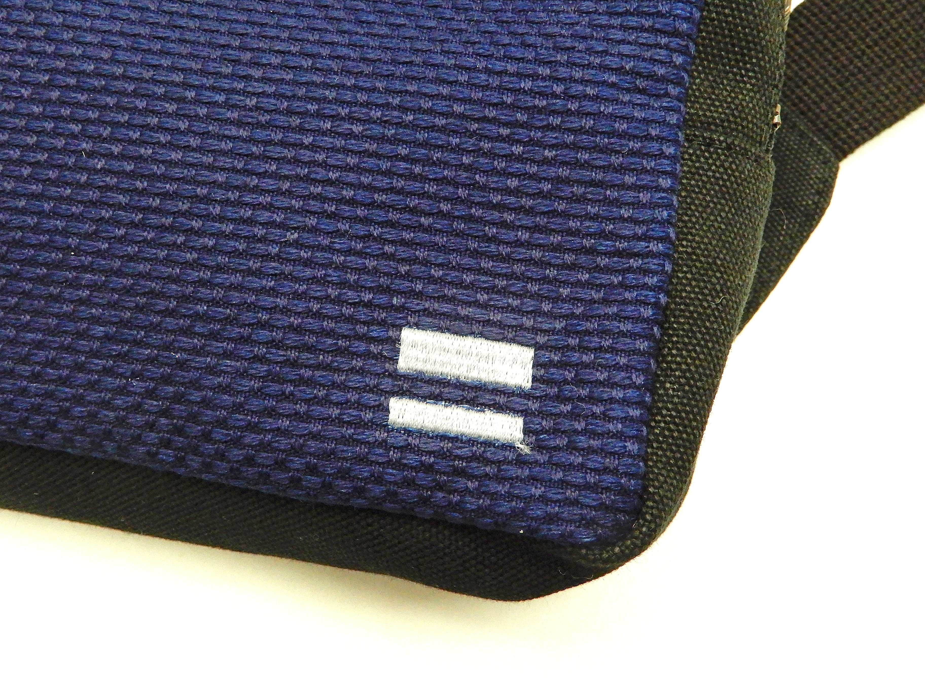 Premium Momotaro Jeans Indigo Sashiko Sling Bag for Men - Japanese Style Small Crossbody Bag MZBG0016 - Perfect for Travel, Work & Everyday Use