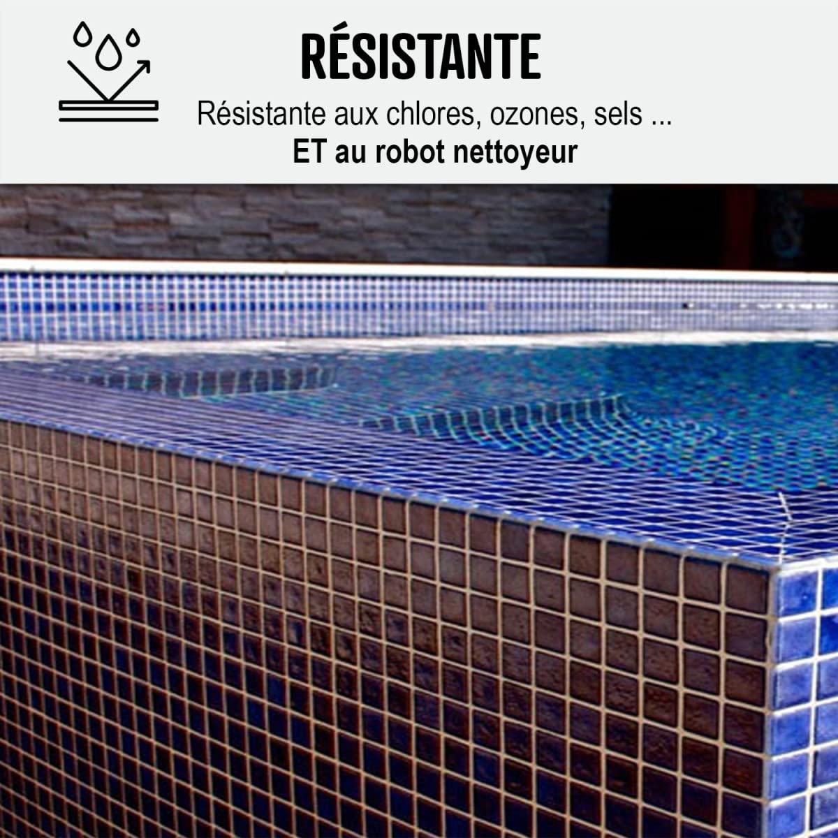 Pool Tile Paint for Swimming Pools - ARCAPISCINE AZULEJOS - 5 kg (Covers up to 15m² for 2 Coats) Light Blue - ARCANE INDUSTRIES - Perfect for Pool Renovation, Tile Restoration & Waterproofing