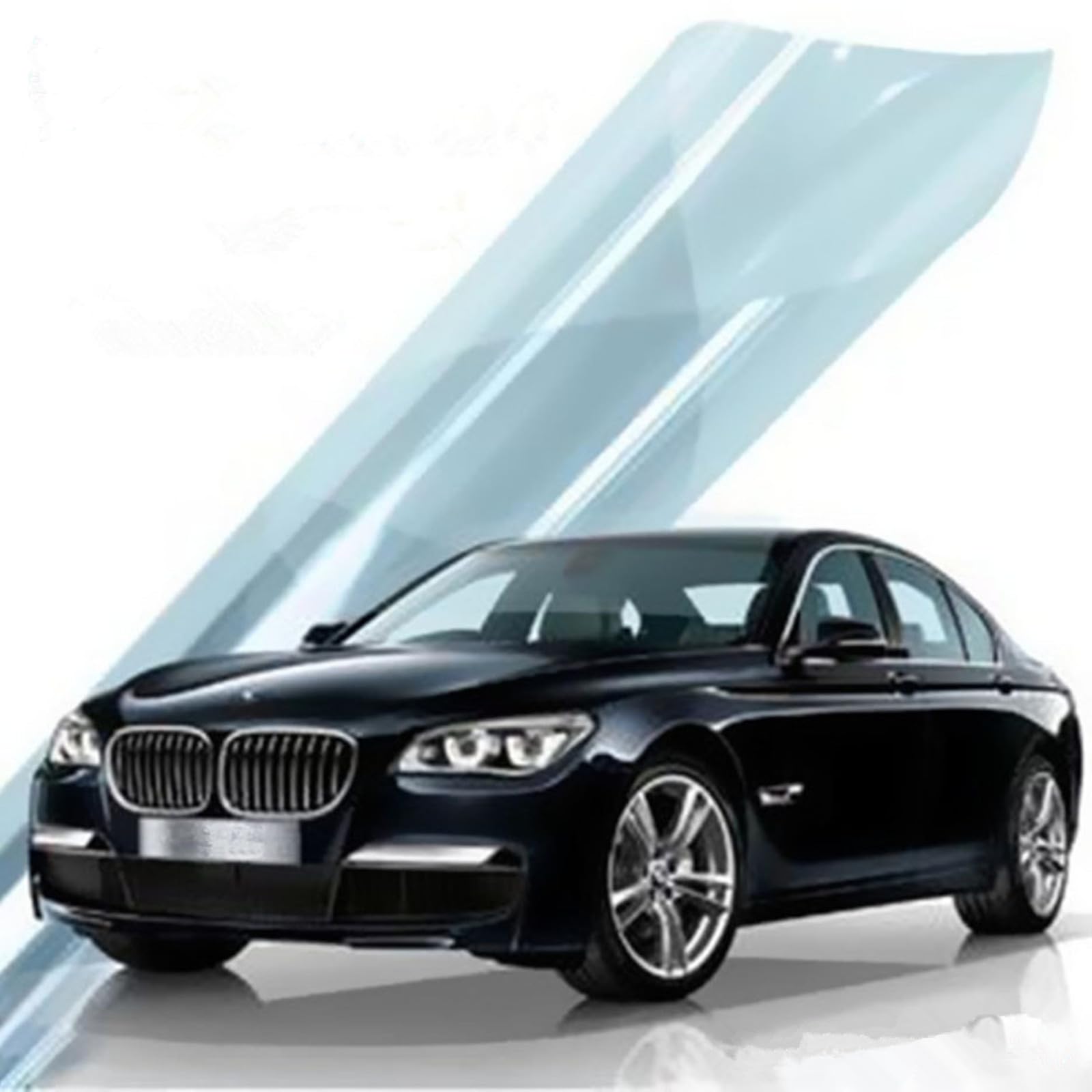 Premium Nano Ceramic Window Tint Film for Cars - 80% VLT, Heat & UV Block Resistant, Blackout Windshield Tint (30in x 16.5ft, Custom Size) | Perfect for Sun Protection, Privacy & Temperature Control in Sedans, SUVs & Trucks