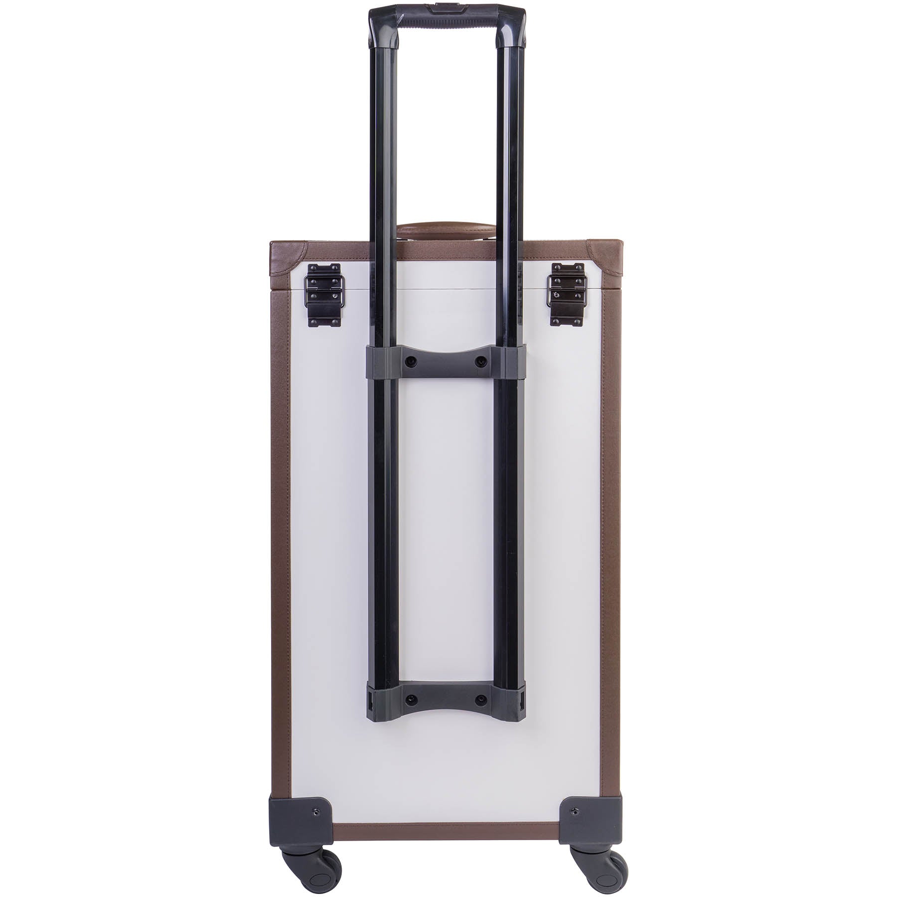 Professional REBEL Makeup Artists Multifunctional Cosmetic Trolley Train Case - Portable Beauty Storage Organizer for Salon, Travel & On-The-Go Makeup Artists
