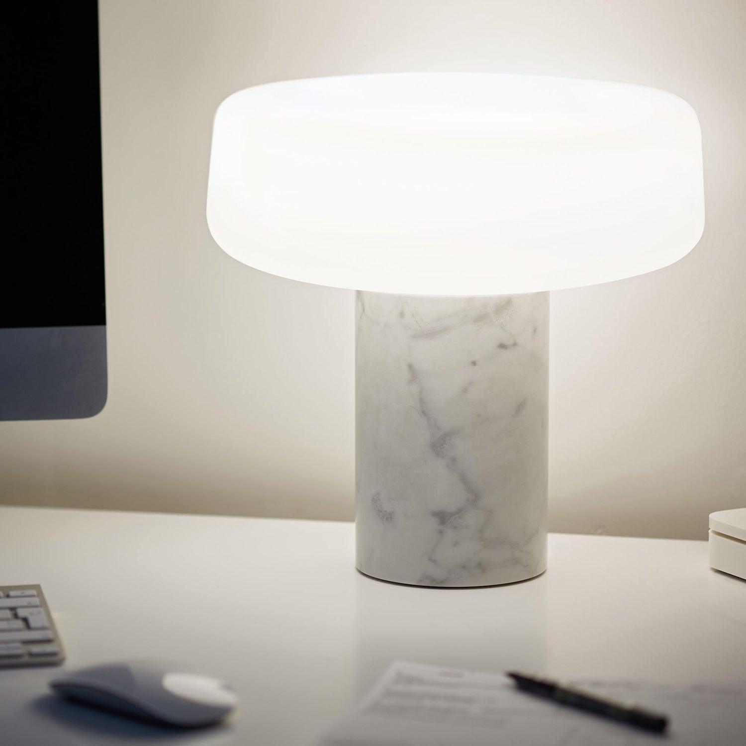 Modern Solid Wood Table Lamp - Warm White LED Light for Bedroom, Living Room, and Office - Perfect for Reading, Working, and Relaxing