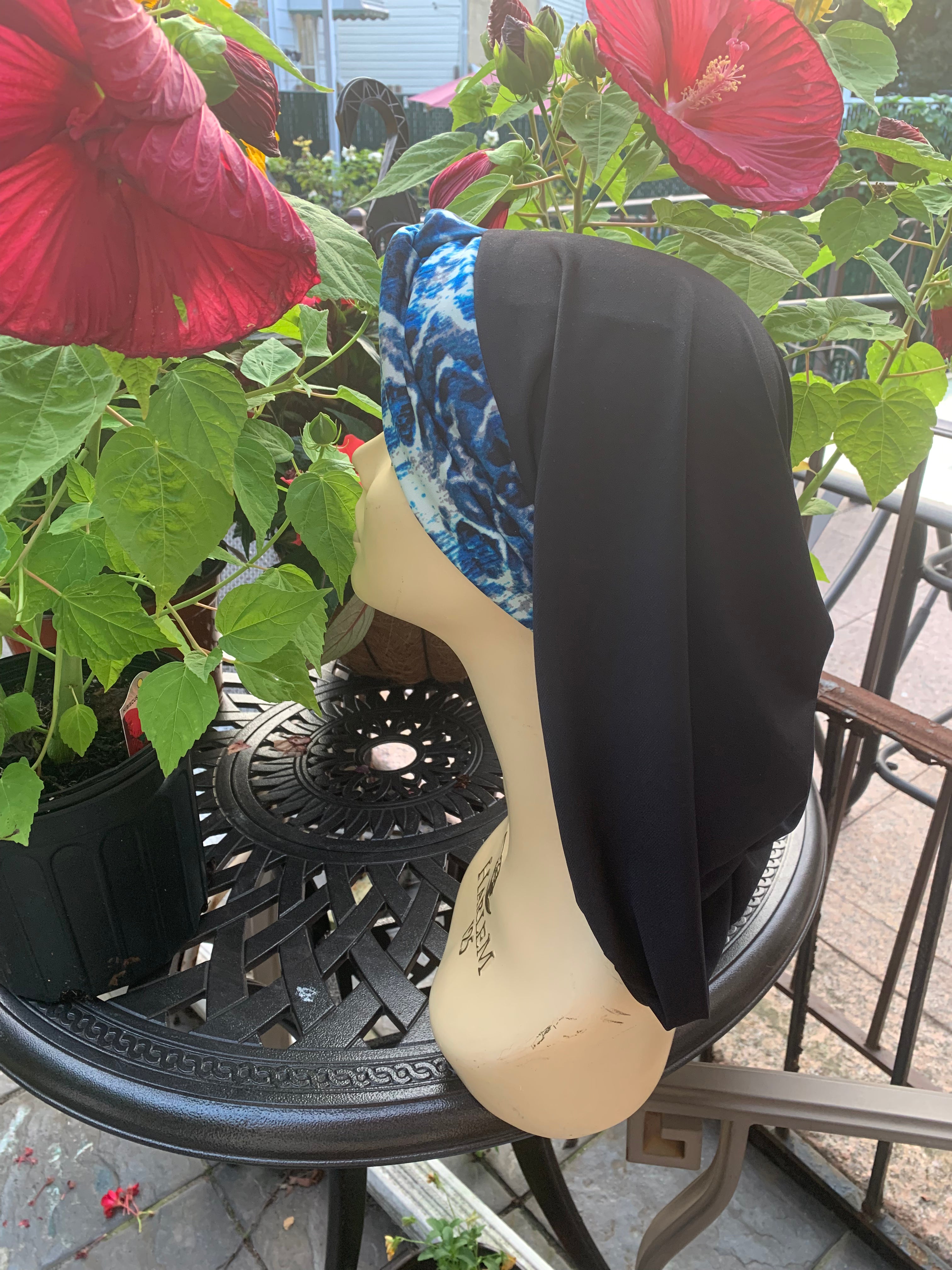 Uptown Girl Snood Turban Hijab - Premium USA-Made Headwear for Women | Perfect for Work, Prayer & Everyday Style