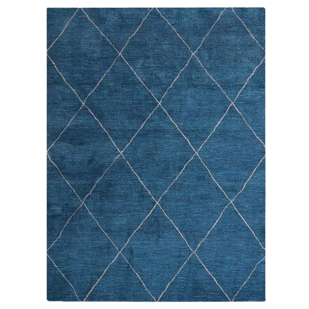 Handmade Hexa Hand Knotted Rug - Premium Wool Area Rug for Living Room, Bedroom, Dining Room - Soft & Durable Home Decor