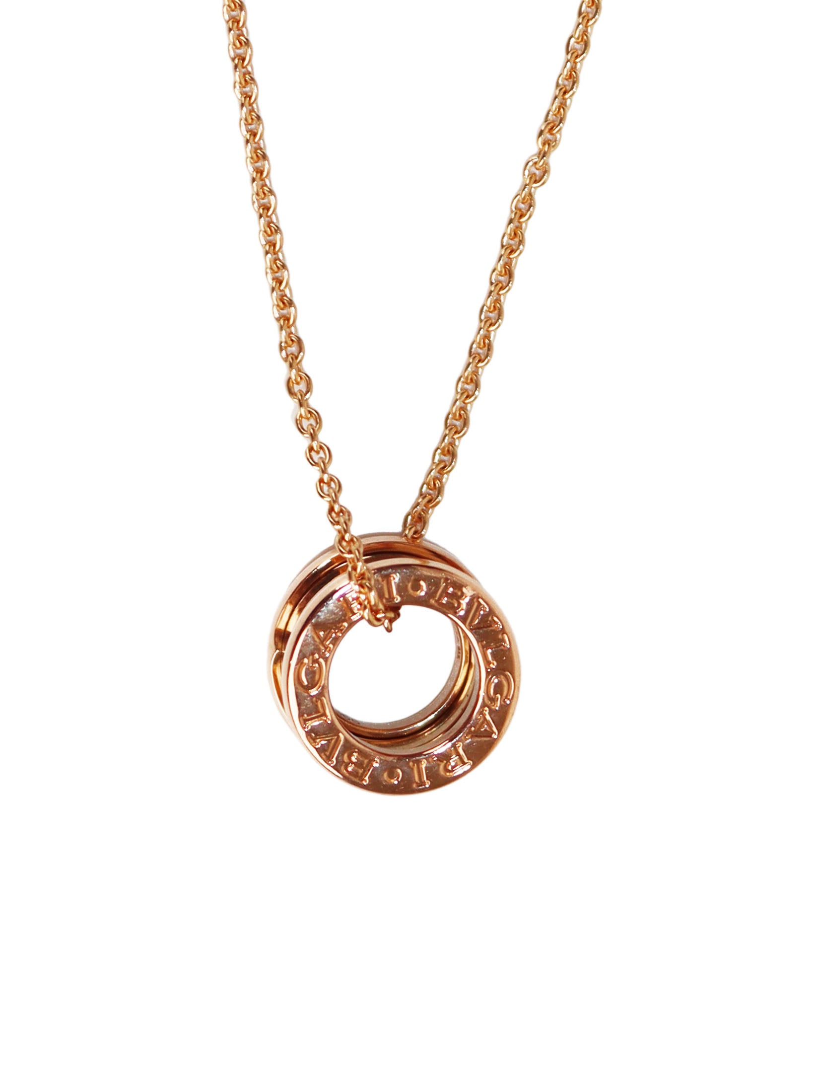 Bvlgari Rose Gold B.Zero1 Necklace for Women | Luxury Italian Jewelry Gift for Anniversary, Valentine's Day & Special Occasions | Elegant Pendant Necklace for Date Night & Formal Events