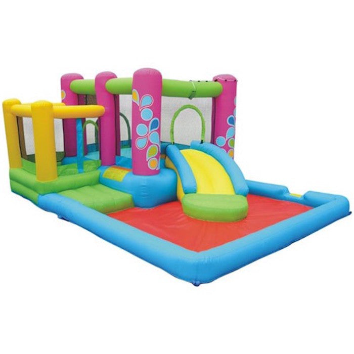 KidWise Little Sprout All-in-One Bounce & Slide Combo - Indoor/Outdoor Inflatable Bouncer for Toddlers & Kids - Perfect for Birthday Parties, Backyard Play & Family Gatherings