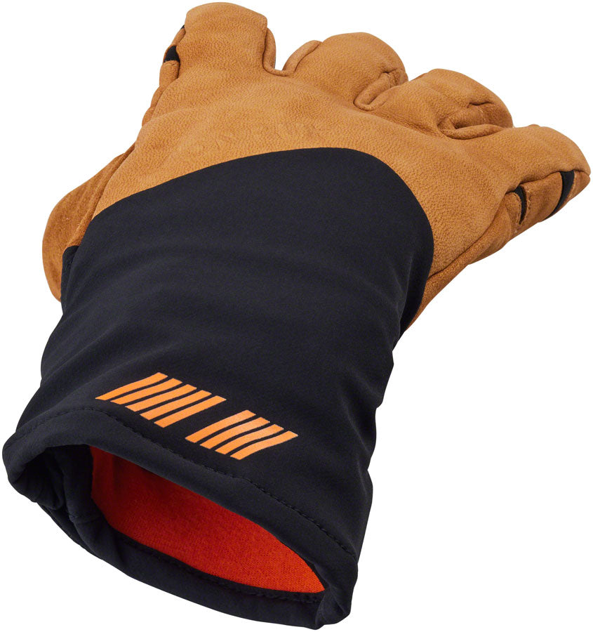 45NRTH 2024 Sturmfist 5 LTR Leather Gloves - Tan/Black, Full Finger, X Large - Winter Cycling, Motorcycle Riding & Cold Weather Outdoor Activities
