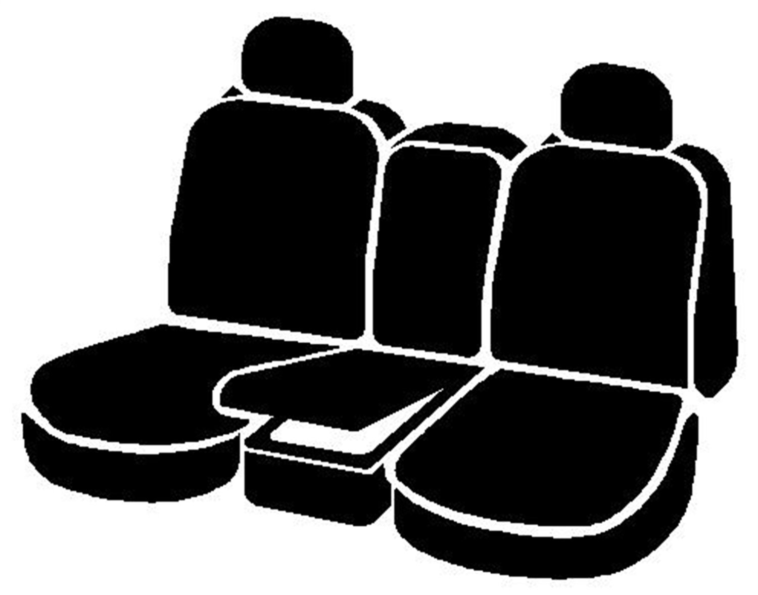 Fia OE39-27 Gray Custom Fit Front Seat Cover 40/20/40 Split Bench - Premium Tweed Fabric for Trucks & SUVs | Perfect for Road Trips, Work Commutes & Outdoor Adventures