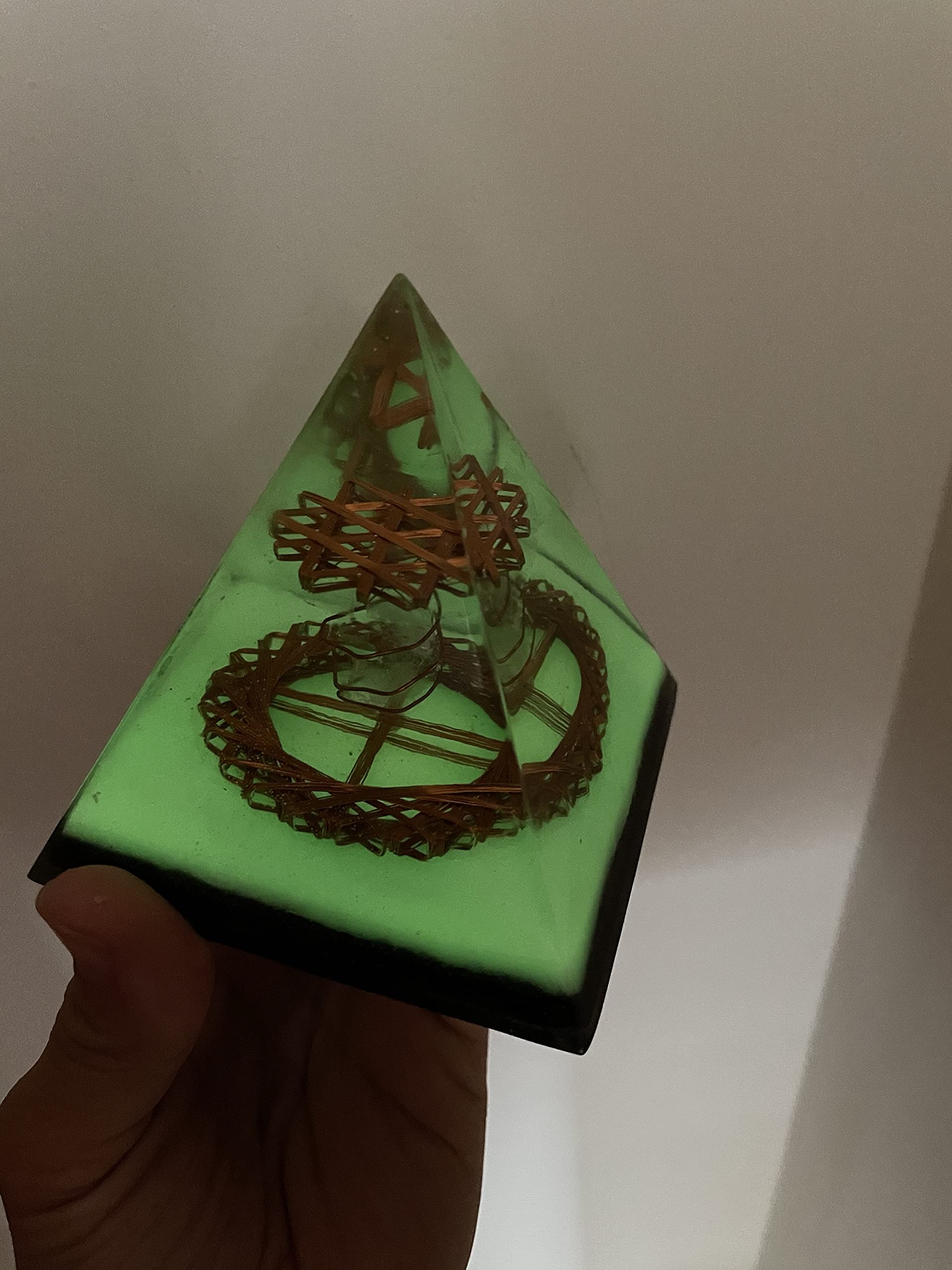 Tower Buster Pyramid Antenna Triple Coil EMF Protector - Shield Against 5G, WiFi & Cell Radiation - Perfect for Home, Office & Travel Protection