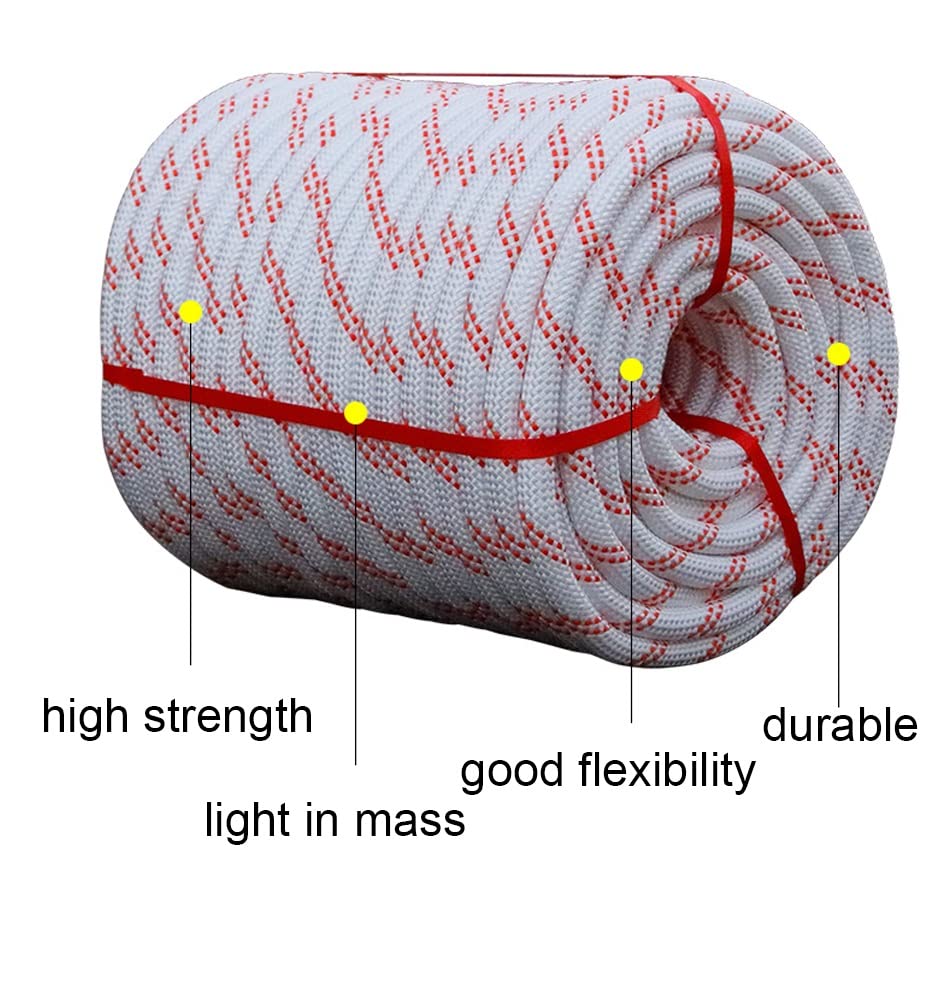**12mm x 70m Heavy Duty Multifunctional Outdoor Rope for Boating, Fishing, Hiking, Camping & Rescue - Durable Marine Tow Rope & Tree Climbing Accessory (Ideal for Water Sports, Survival & Adventure Activities)**
