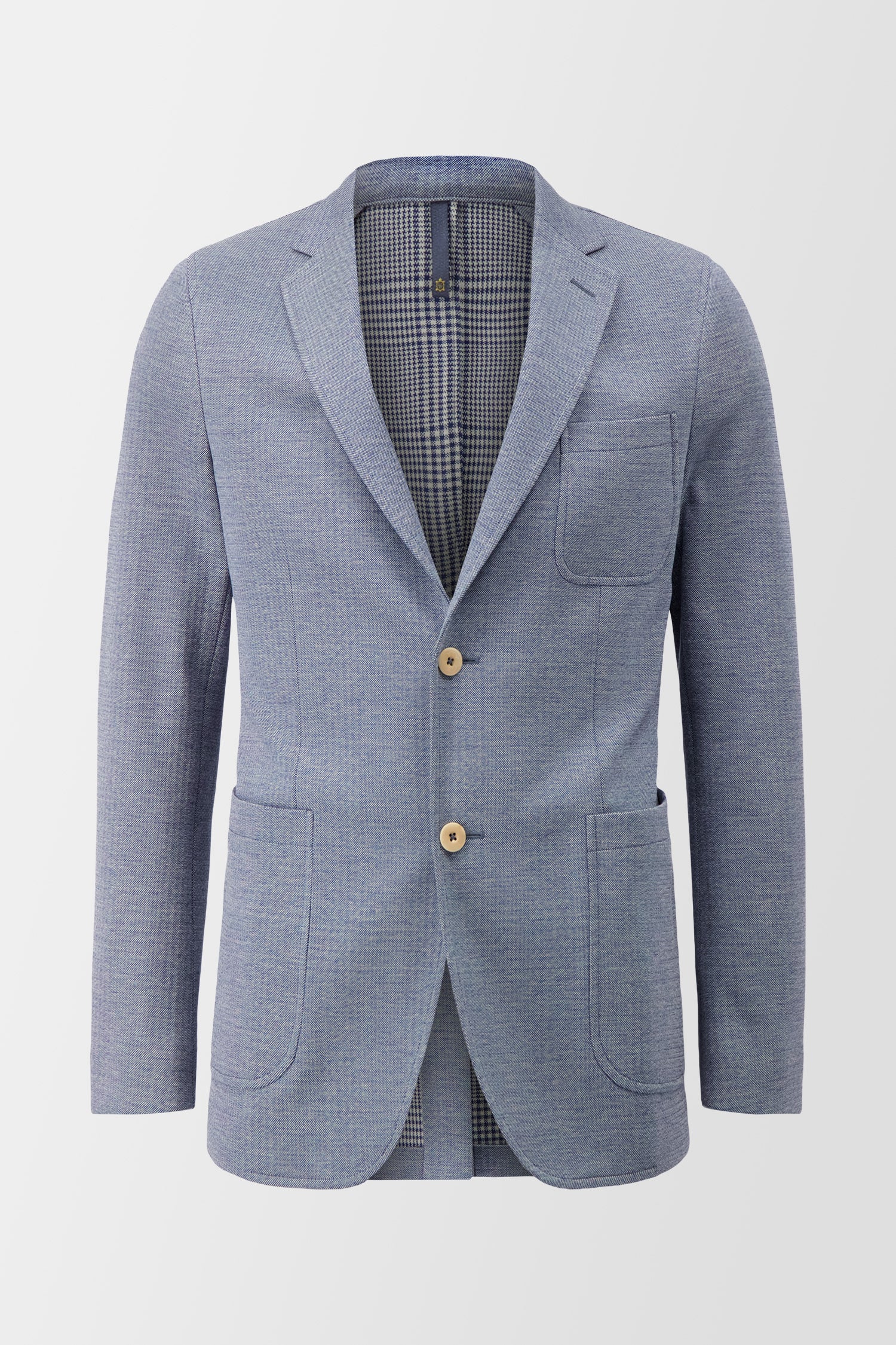 Montedoro Classic Blue Blazer for Men - Premium Slim Fit Single Breasted Business Jacket - Perfect for Office, Weddings & Formal Events