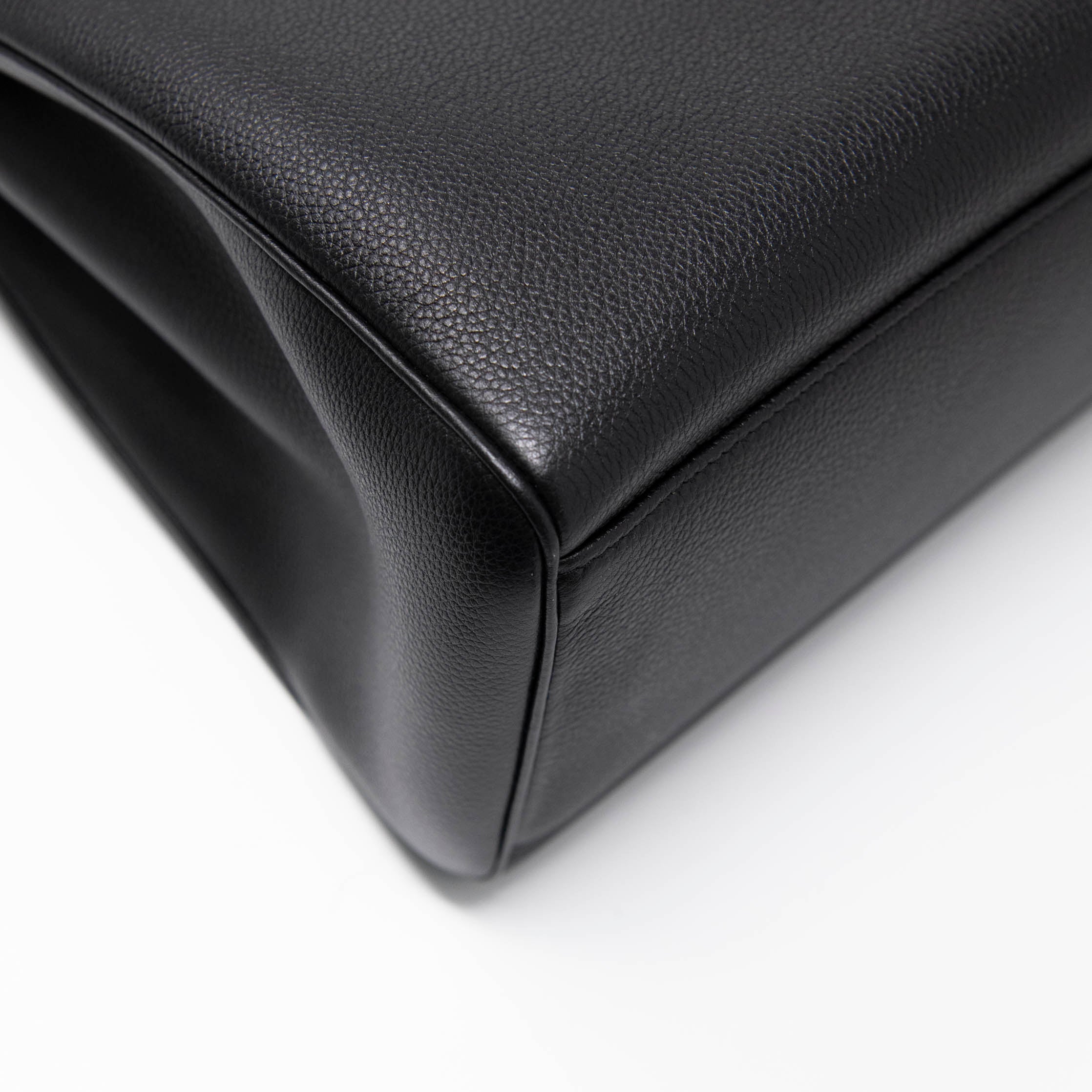 Celine Black Medium Soft 16 Leather Shoulder Bag - Luxury Handbag for Women, Perfect for Work, Travel & Everyday Use